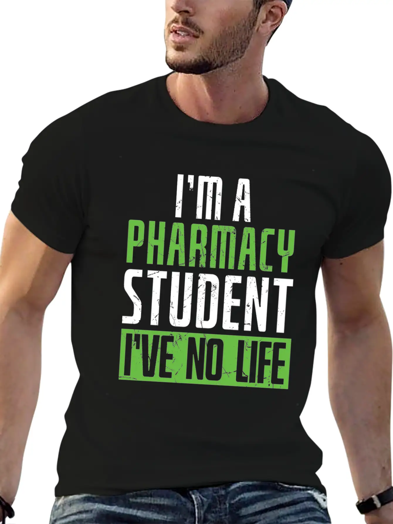 Pharmacy Student No Life Relaxed Everyday Tee – Lightweight And Durable Cotton