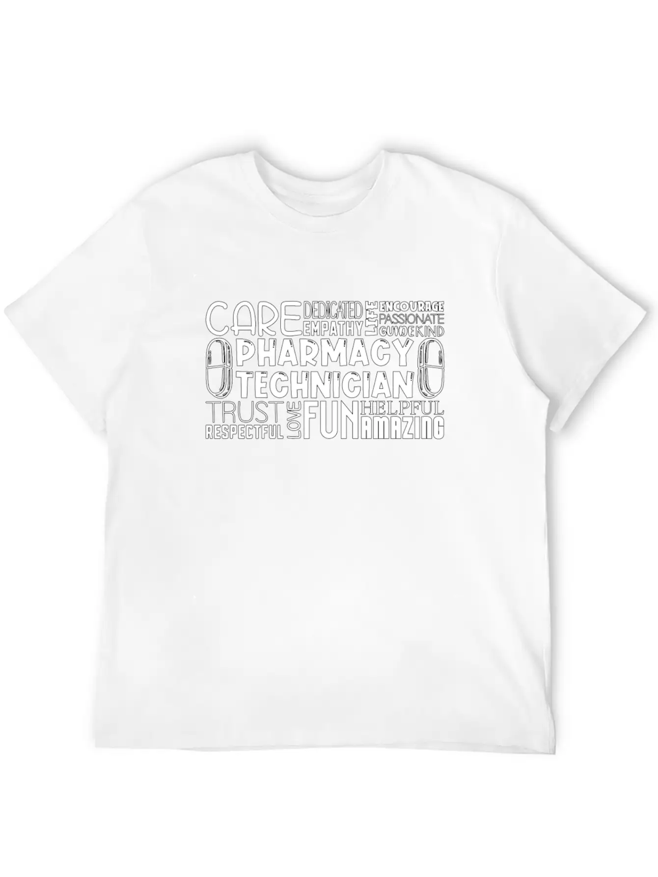 Pharmacy Tech Quote Medicine Technician Pharmacist Modern Fit Casual T-Shirt – Clean And Versatile Design