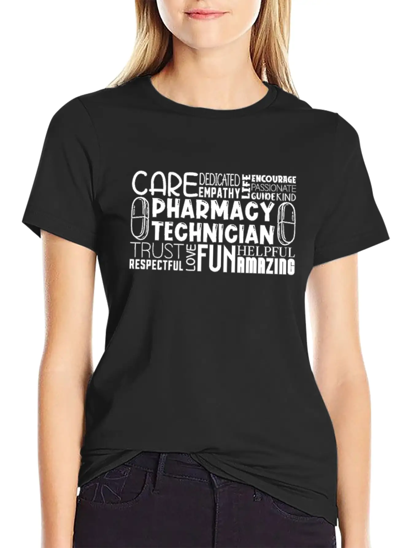 Pharmacy Tech Quote Medicine Technician Pharmacist Modern Fit Casual T-Shirt – Clean And Versatile Design