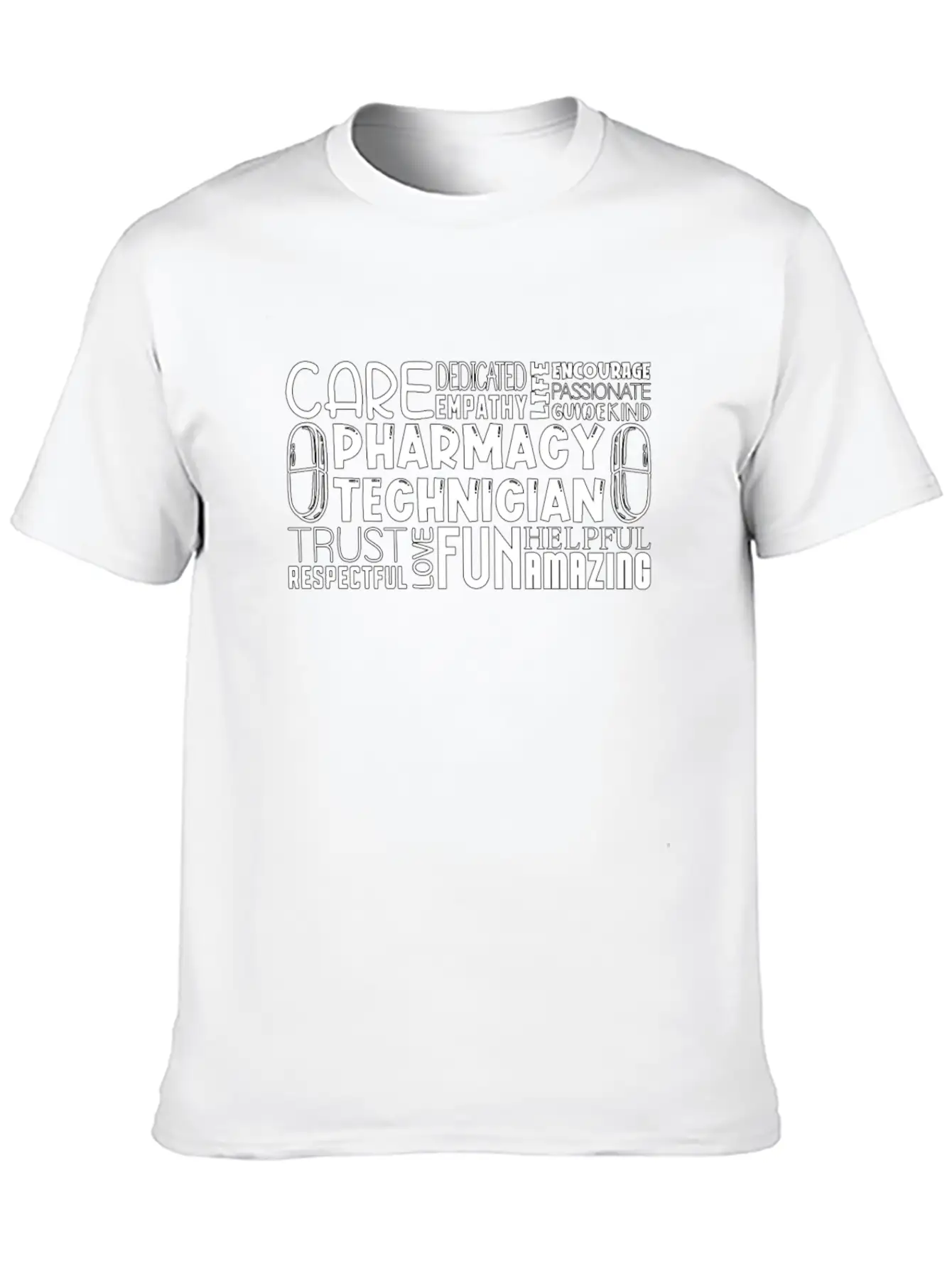Pharmacy Tech Quote Medicine Technician Pharmacist Modern Fit Casual T-Shirt – Clean And Versatile Design