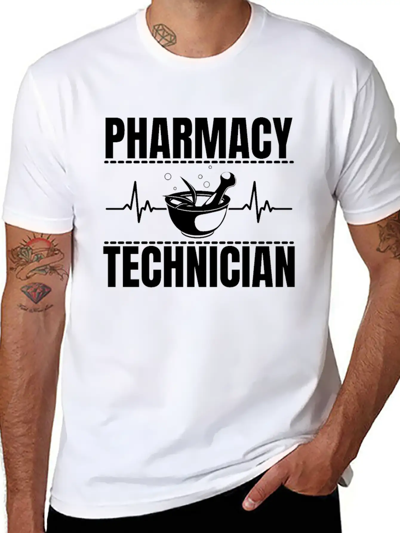 Pharmacy Technician Gift Women's Pharmacy Tech Unisex Casual T-Shirt ��� Clean Design For Daily Comfort