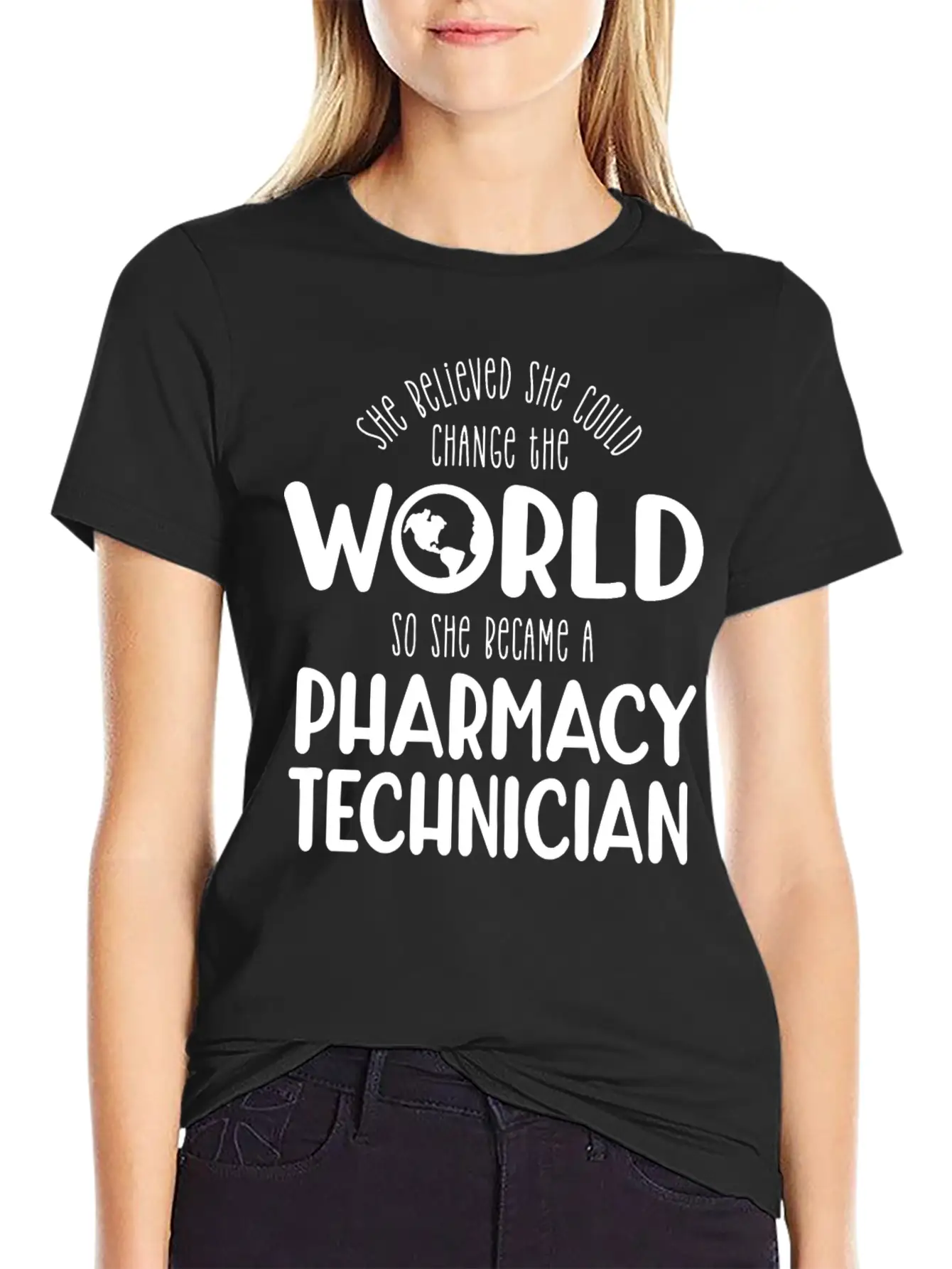 Pharmacy Technician, Pharmacy Tech Essential Cotton Tee For Daily Outfits – Unisex Style