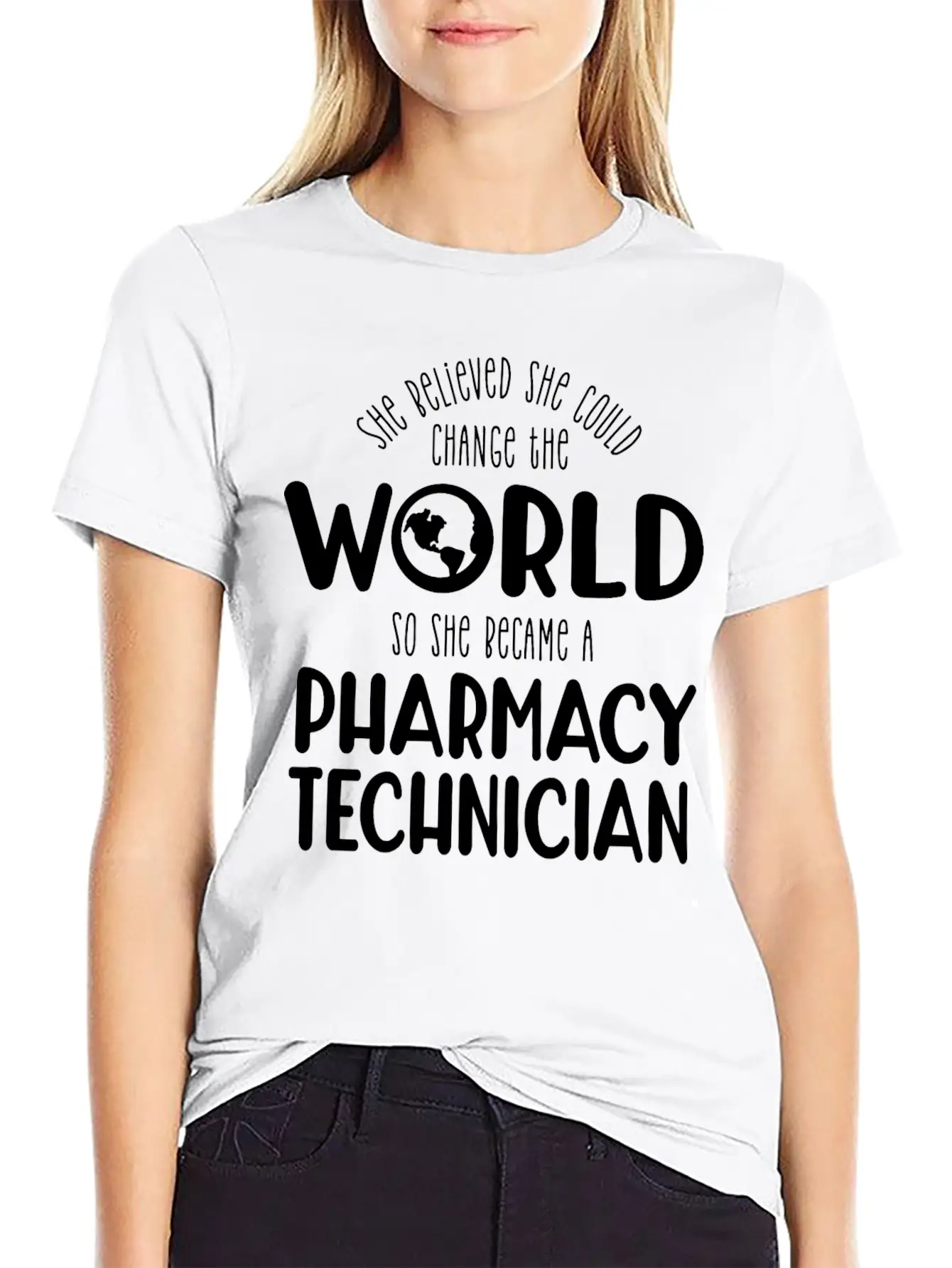 Pharmacy Technician, Pharmacy Tech Essential Cotton Tee For Daily Outfits – Unisex Style