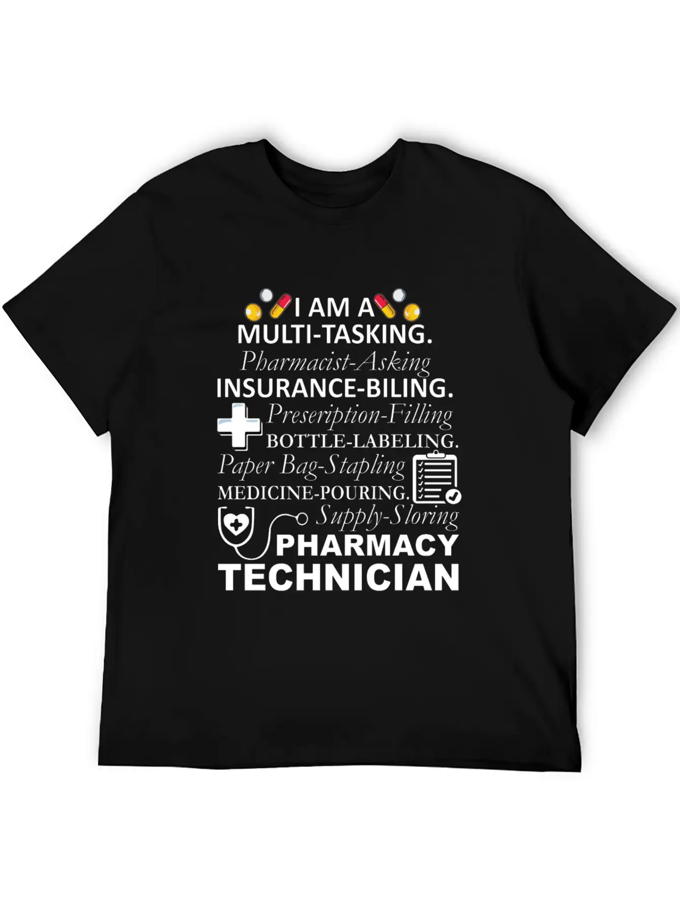 Pharmacy Technician Shirt Pharmacy Technician Lightweight Cotton T-Shirt – Daily Comfort Graphic Shirt