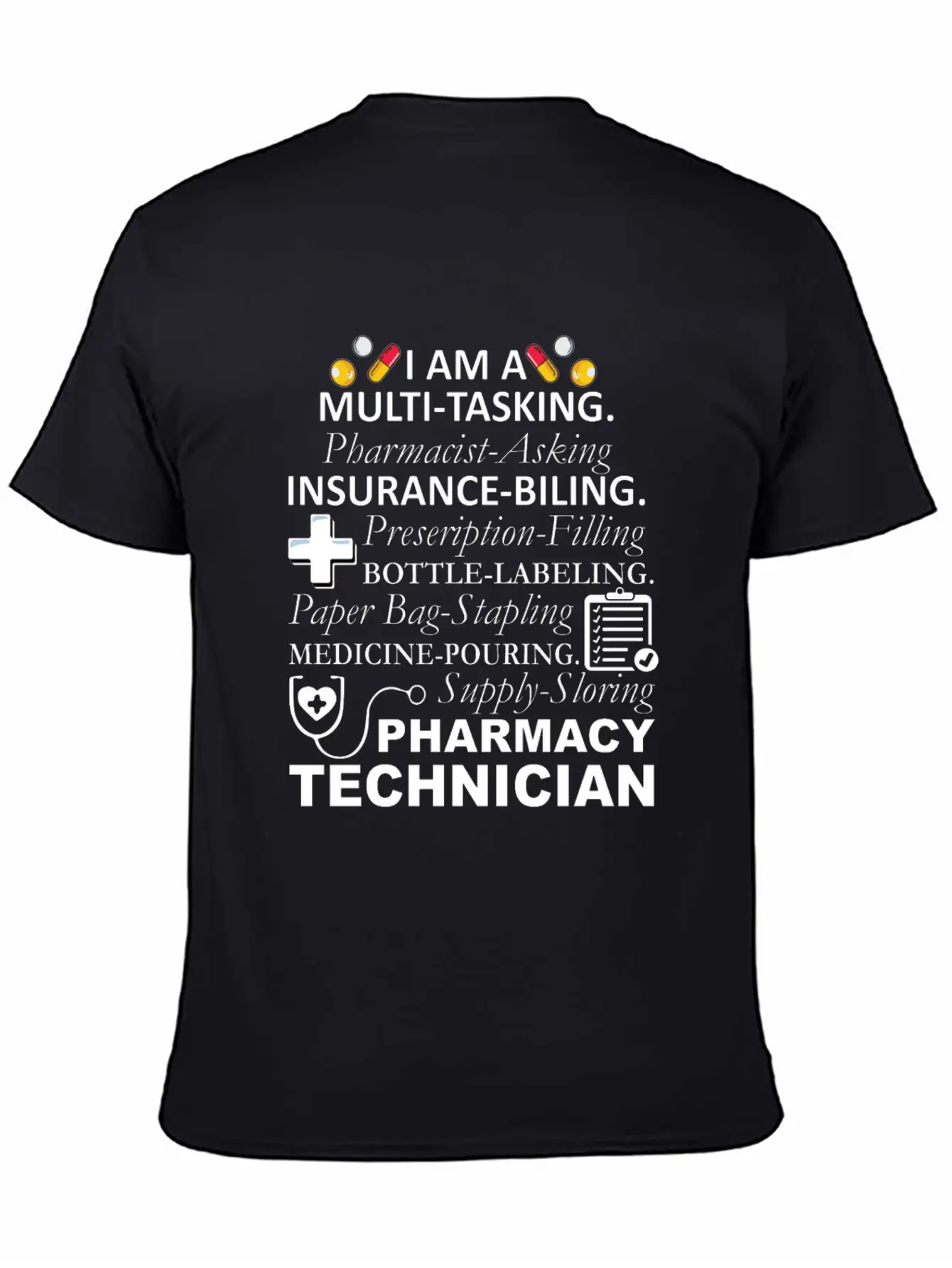 Pharmacy Technician Shirt Pharmacy Technician Lightweight Cotton T-Shirt – Daily Comfort Graphic Shirt
