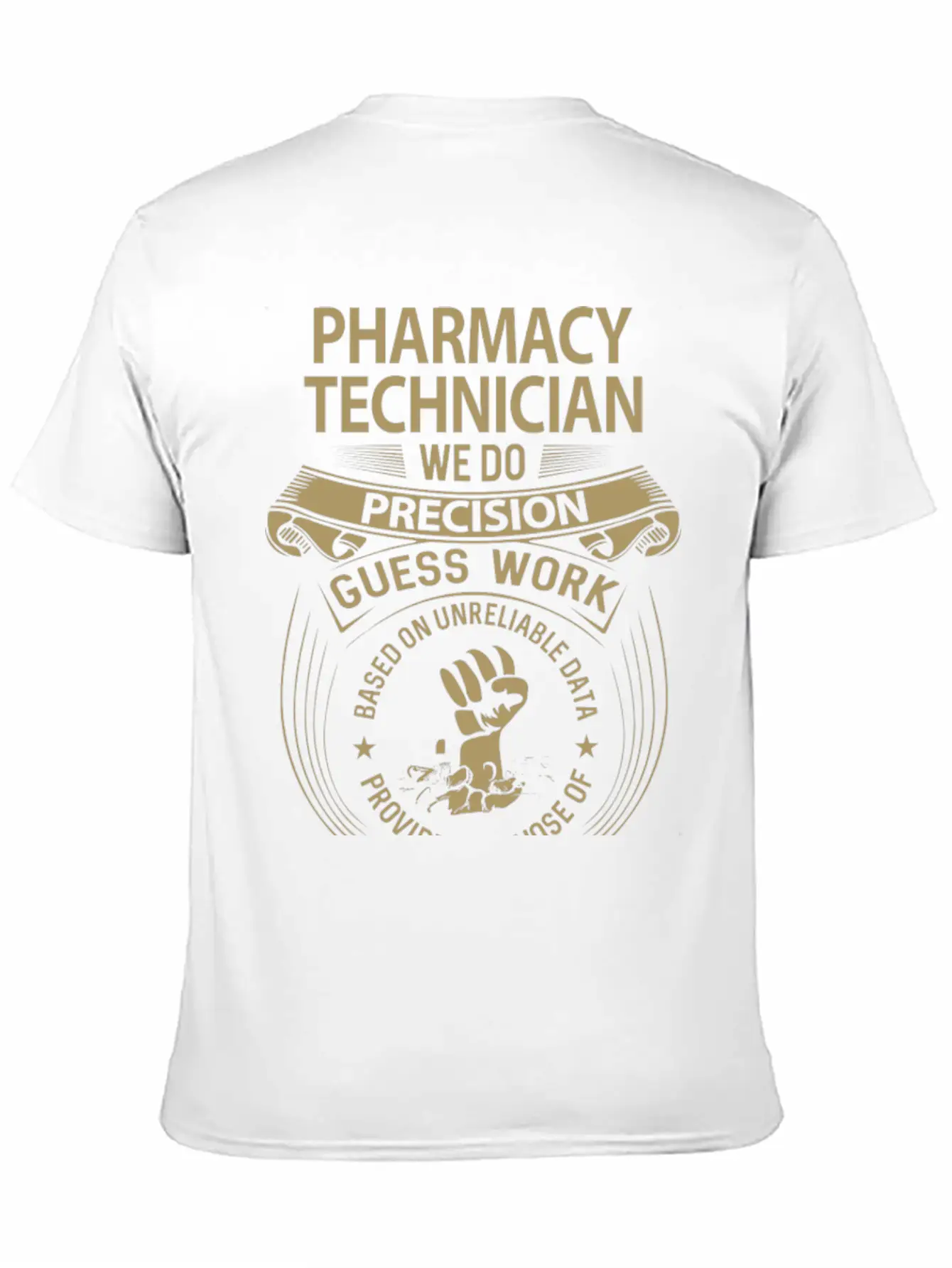 Pharmacy Technician T Shirt - We Do Precision Gift Essential Cotton Tee For Daily Outfits – Unisex Style
