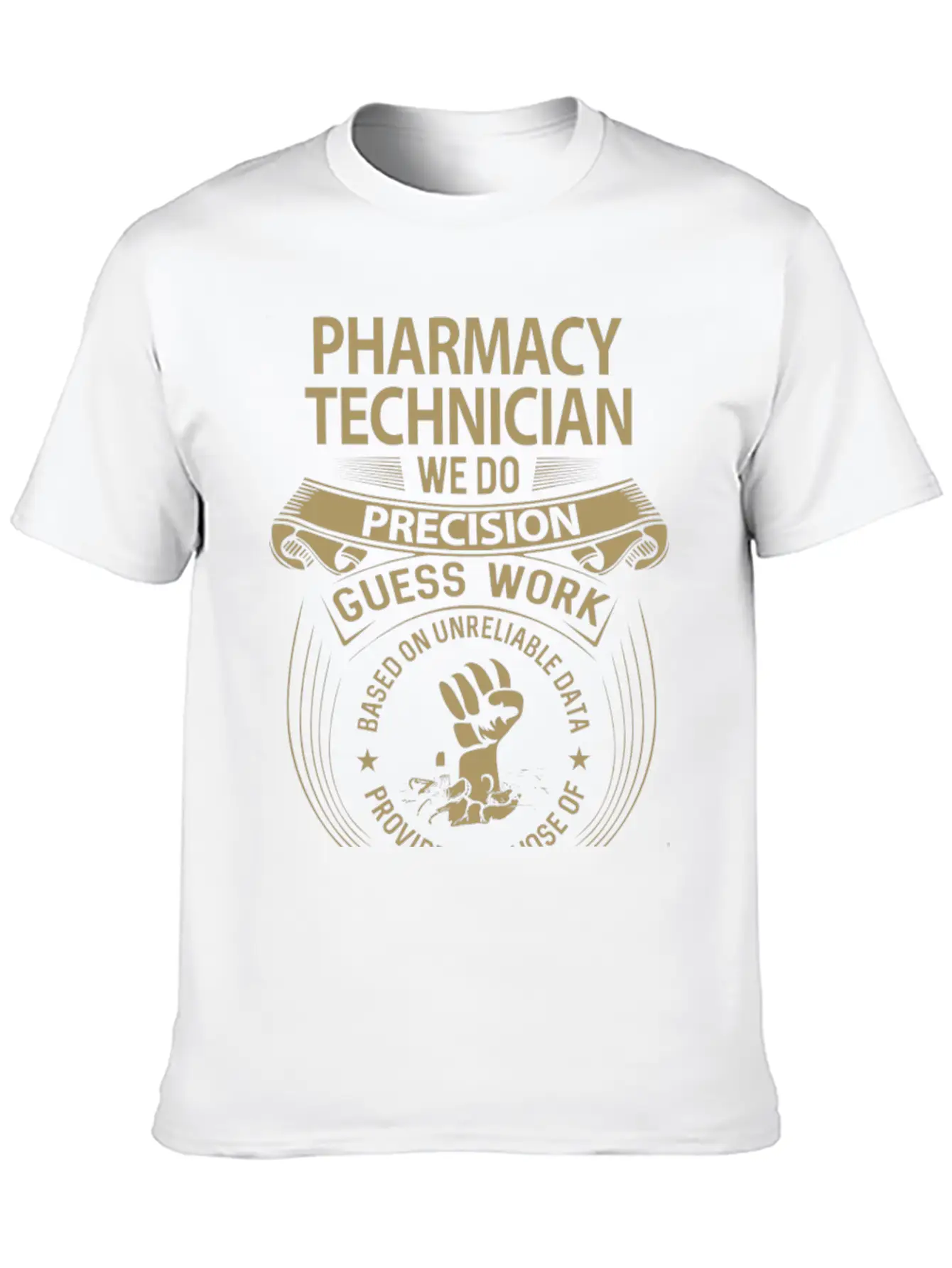 Pharmacy Technician T Shirt - We Do Precision Gift Essential Cotton Tee For Daily Outfits – Unisex Style
