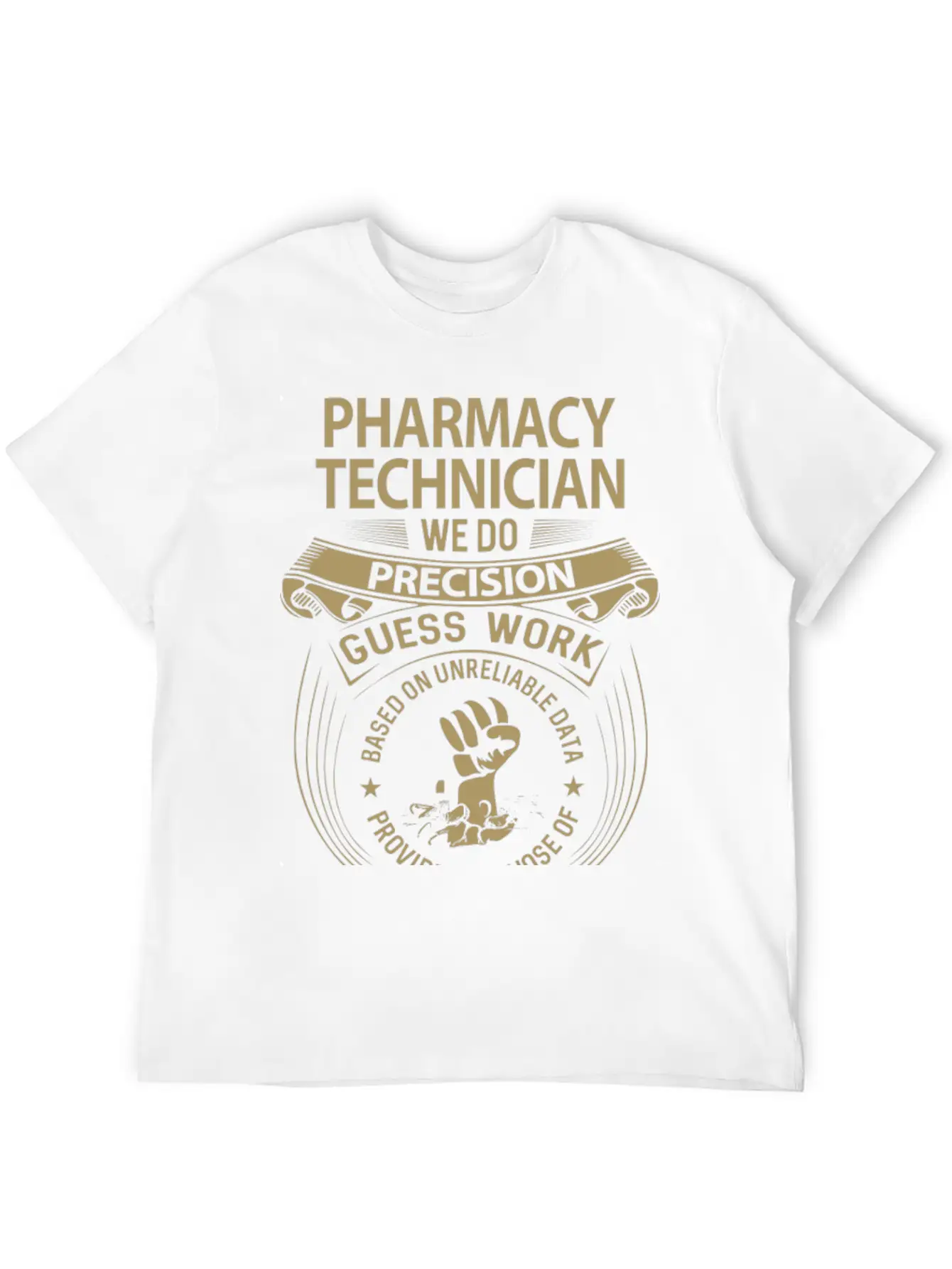 Pharmacy Technician T Shirt - We Do Precision Gift Essential Cotton Tee For Daily Outfits – Unisex Style