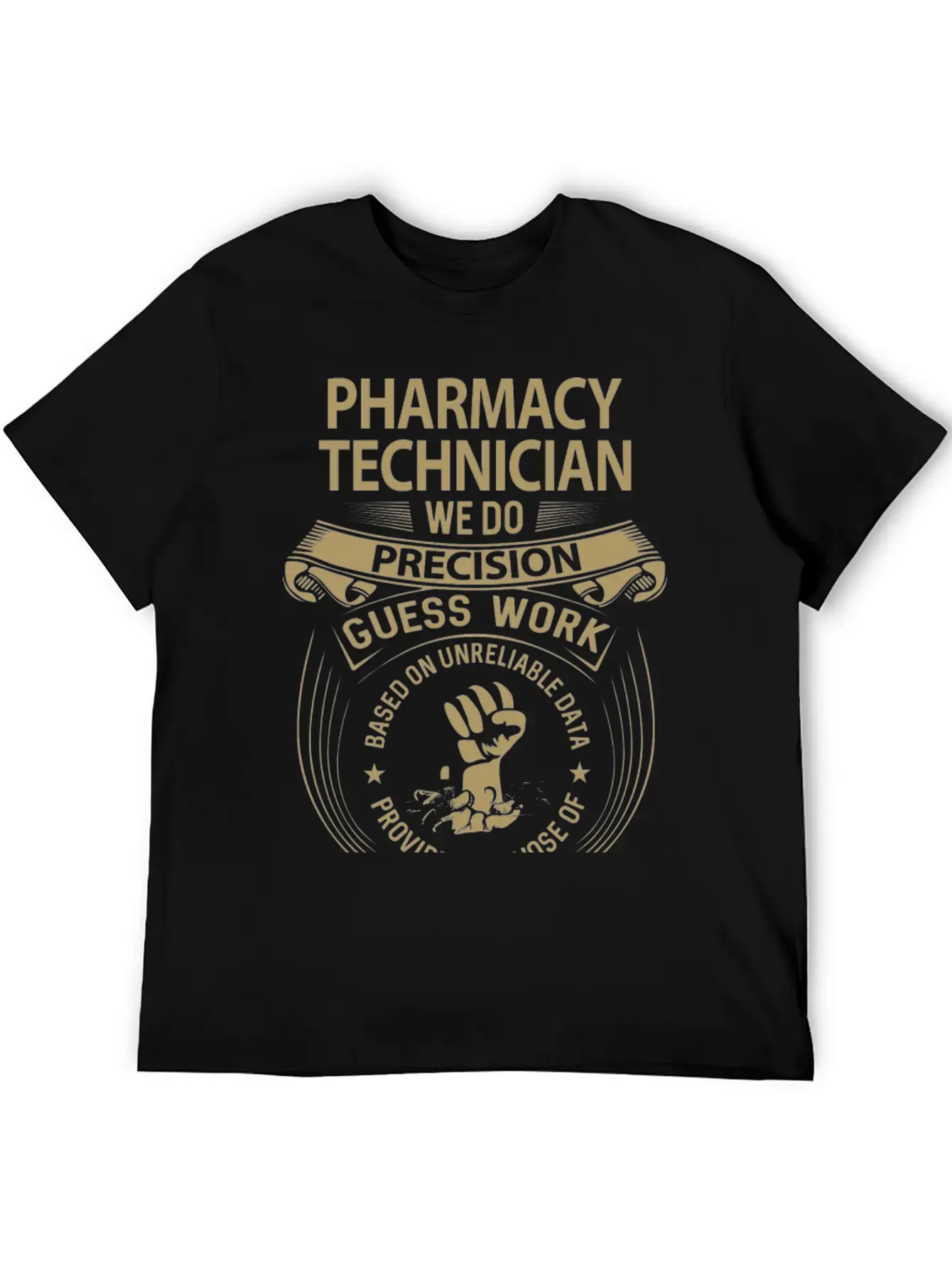 Pharmacy Technician T Shirt - We Do Precision Gift Essential Cotton Tee For Daily Outfits – Unisex Style