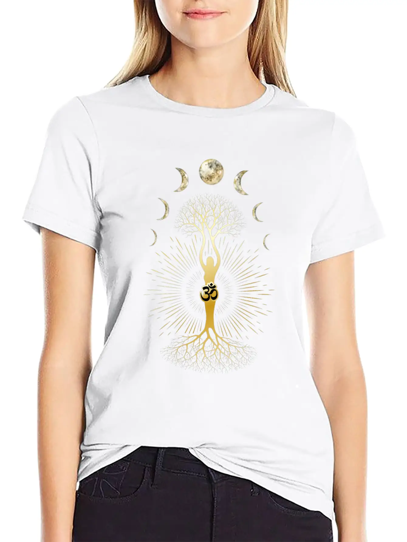 Phase Depression Moon Phase Mood Yoga Gift Basic Graphic T-Shirt – Daily Comfort In Soft Cotton