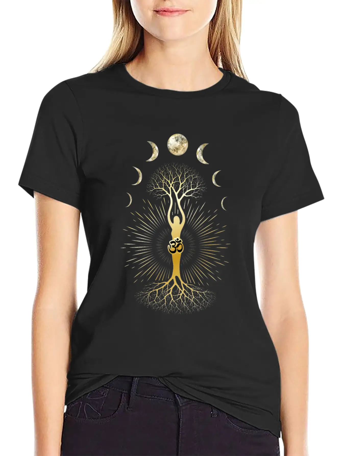 Phase Depression Moon Phase Mood Yoga Gift Basic Graphic T-Shirt – Daily Comfort In Soft Cotton