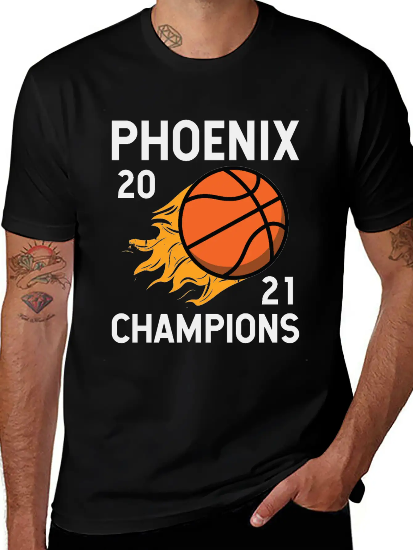 Phoenix Championship Suns 2021 Modern Fit Casual T-Shirt – Clean And Versatile Design