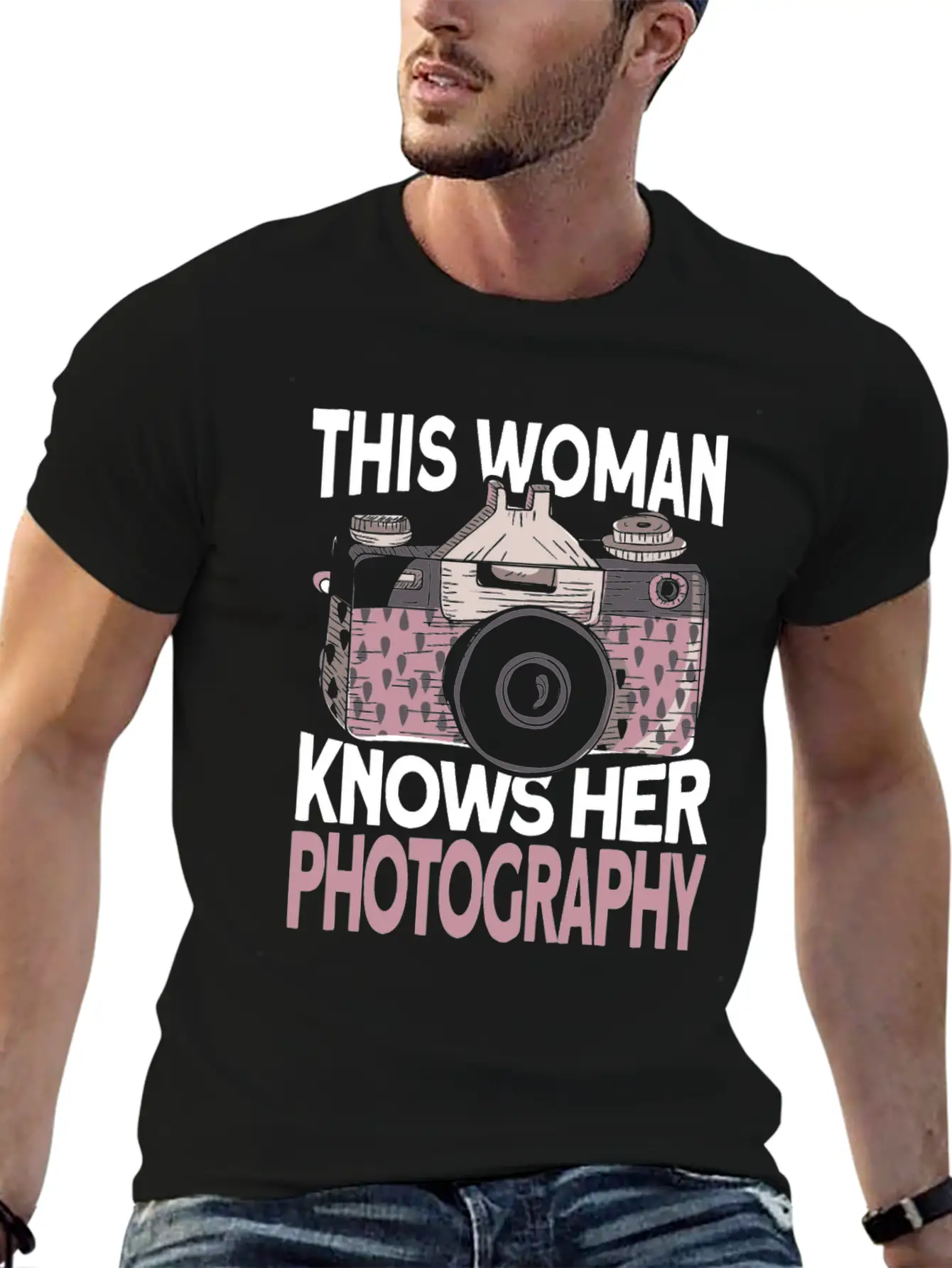 Photographer Camera Photography Lightweight Cotton T-Shirt – Daily Comfort Graphic Shirt