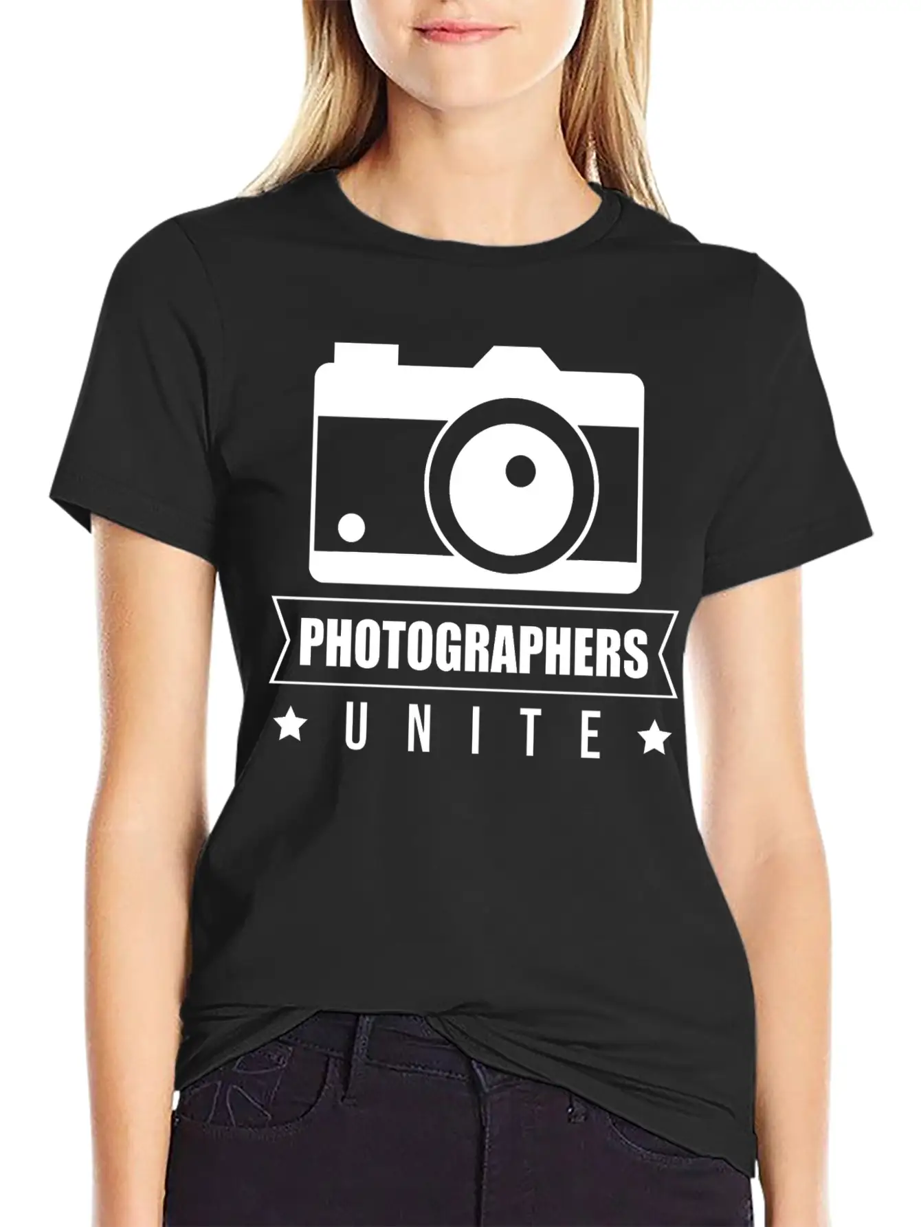 Photographer Camera Photography Modern Fit Casual T-Shirt – Clean And Versatile Design