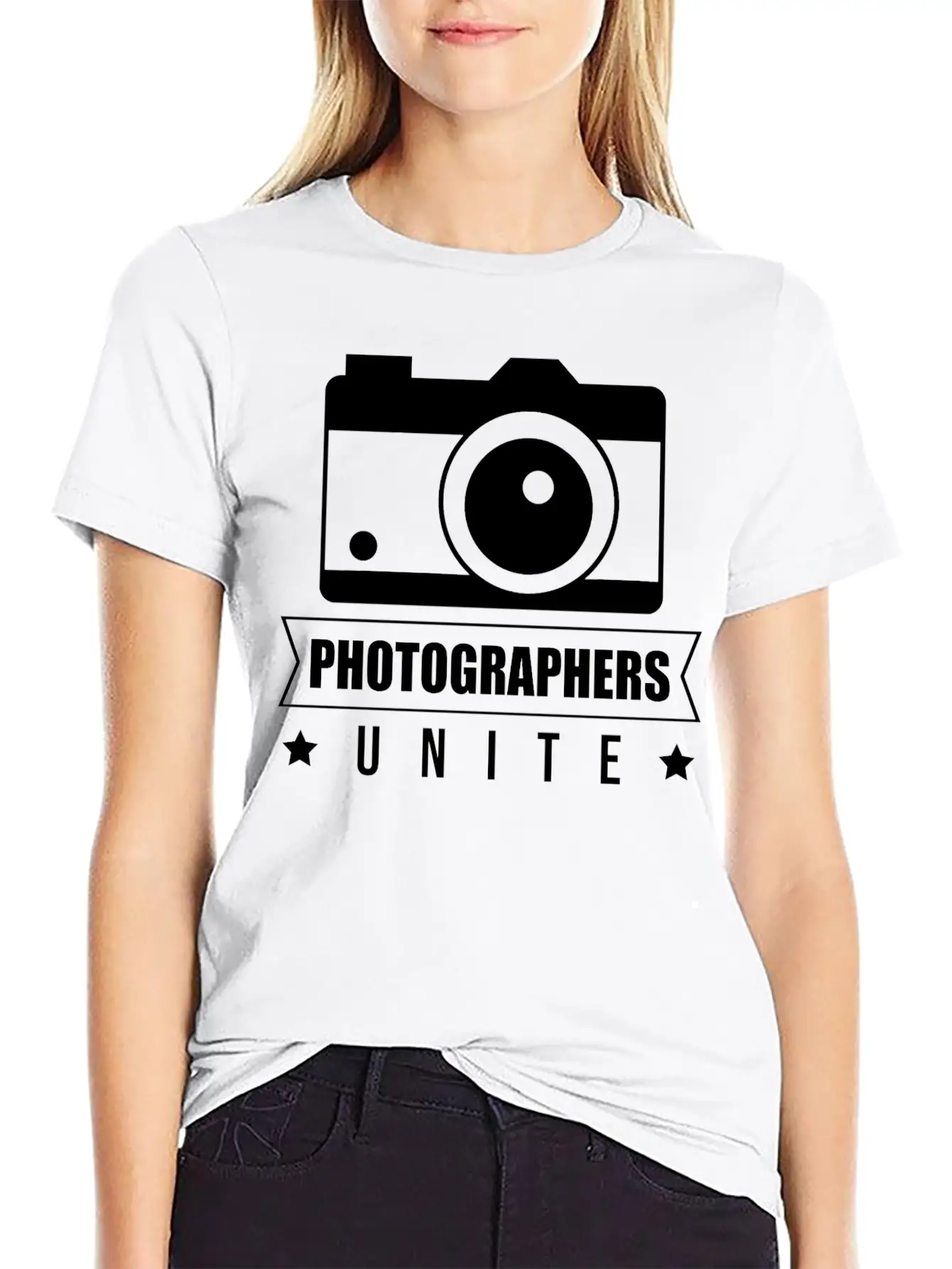 Photographer Camera Photography Modern Fit Casual T-Shirt – Clean And Versatile Design