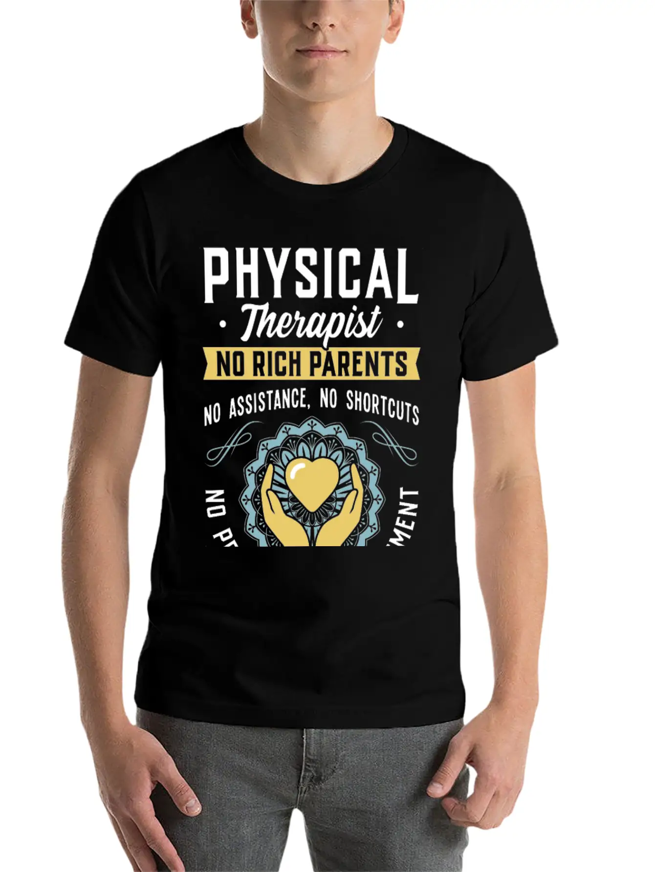 Physical Therapist - Only Hard Work 24/7 Unisex Casual T-Shirt – Clean Design For Daily Comfort