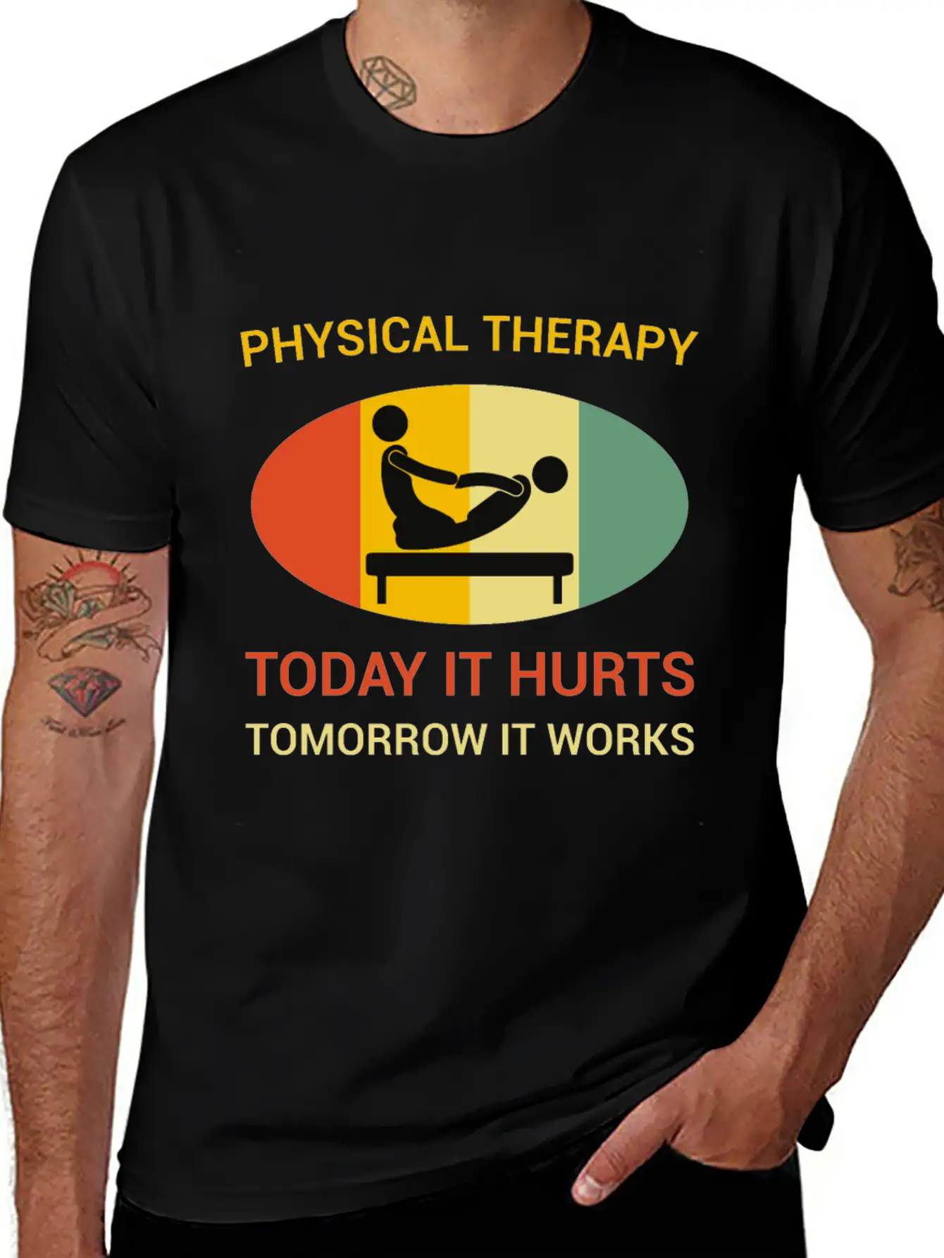 Physical Therapy Today It Hurts Tomorrow It Works Unisex Casual T-Shirt – Clean Design For Daily Comfort