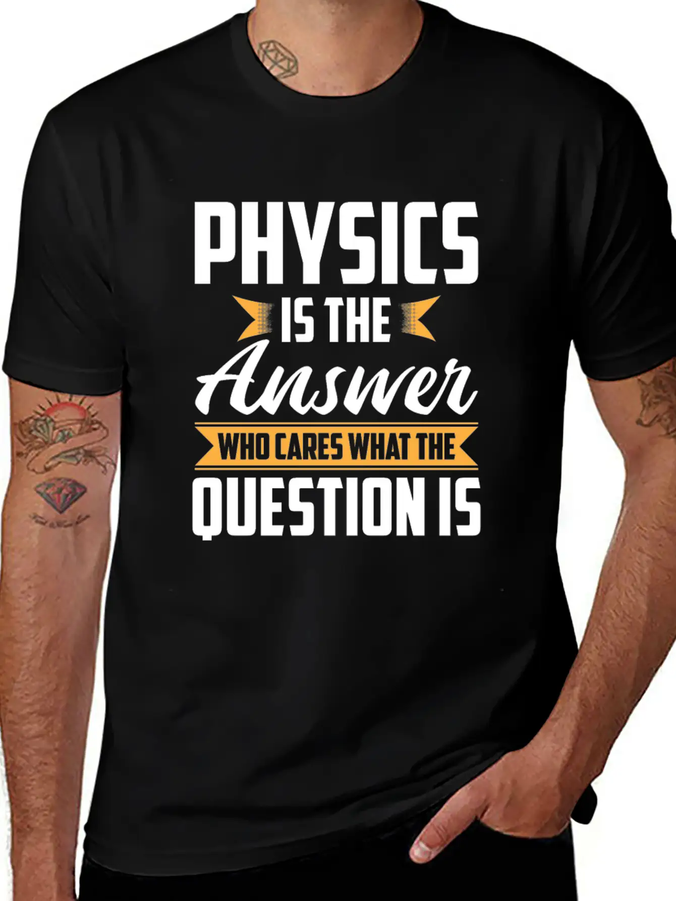 Physics Essential Cotton Tee For Daily Outfits – Unisex Style