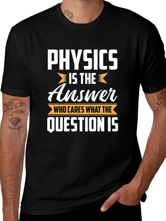 Physics Essential Cotton Tee For Daily Outfits – Unisex Style