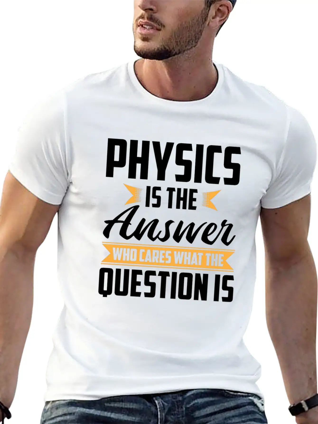 Physics Essential Cotton Tee For Daily Outfits – Unisex Style