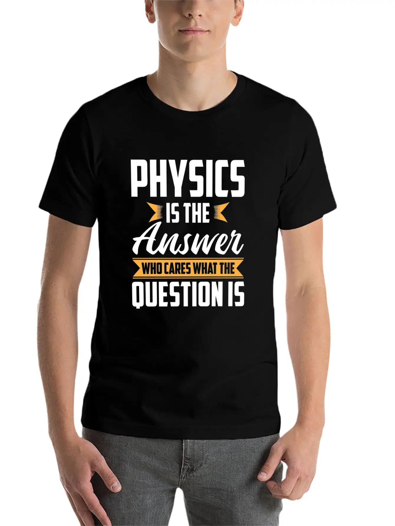 Physics Essential Cotton Tee For Daily Outfits – Unisex Style
