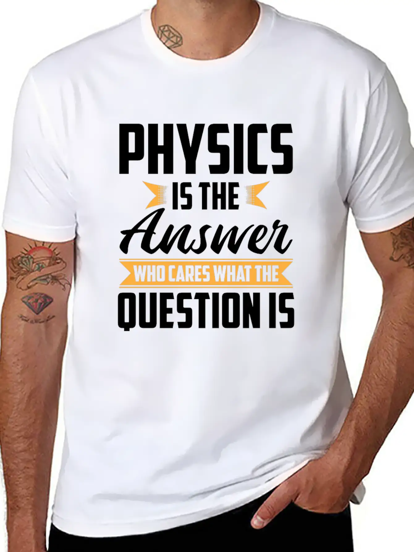 Physics Essential Cotton Tee For Daily Outfits – Unisex Style