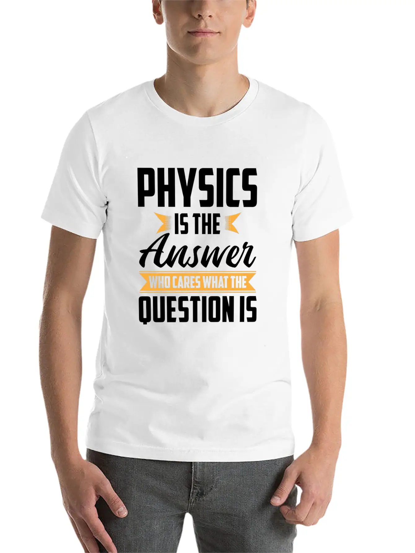 Physics Essential Cotton Tee For Daily Outfits – Unisex Style