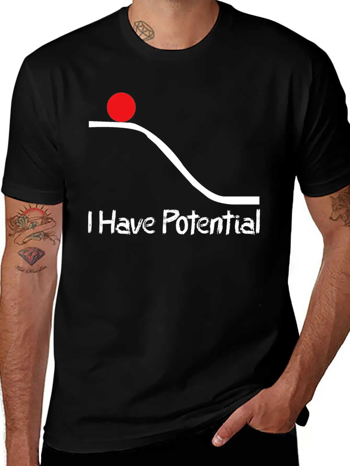 Physics I Have Potential Energy Funny Unisex Casual T-Shirt – Clean Design For Daily Comfort
