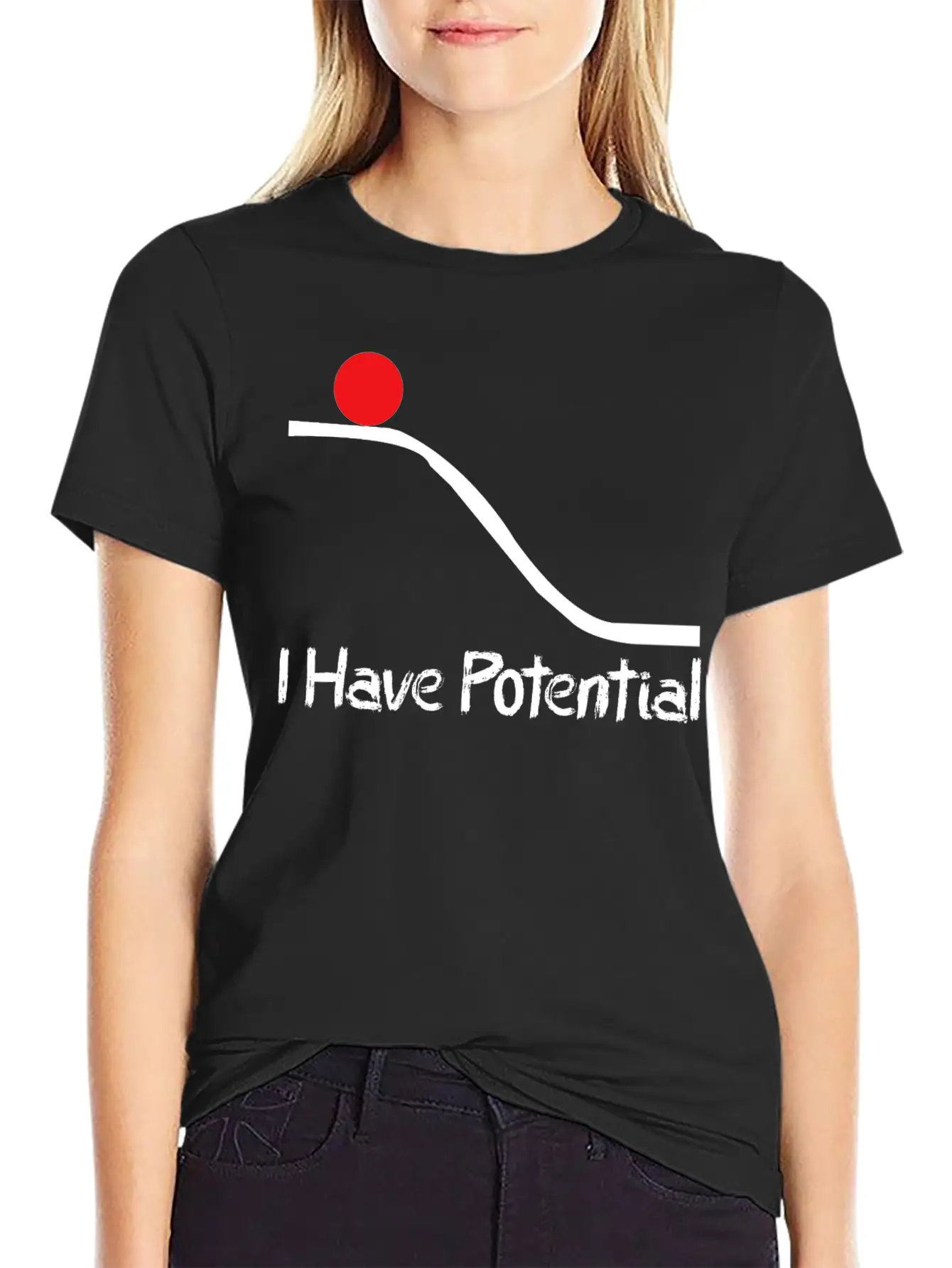 Physics I Have Potential Energy Funny Unisex Casual T-Shirt – Clean Design For Daily Comfort