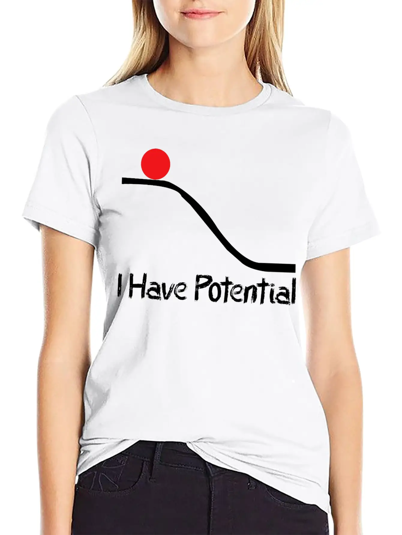 Physics I Have Potential Energy Funny Unisex Casual T-Shirt – Clean Design For Daily Comfort