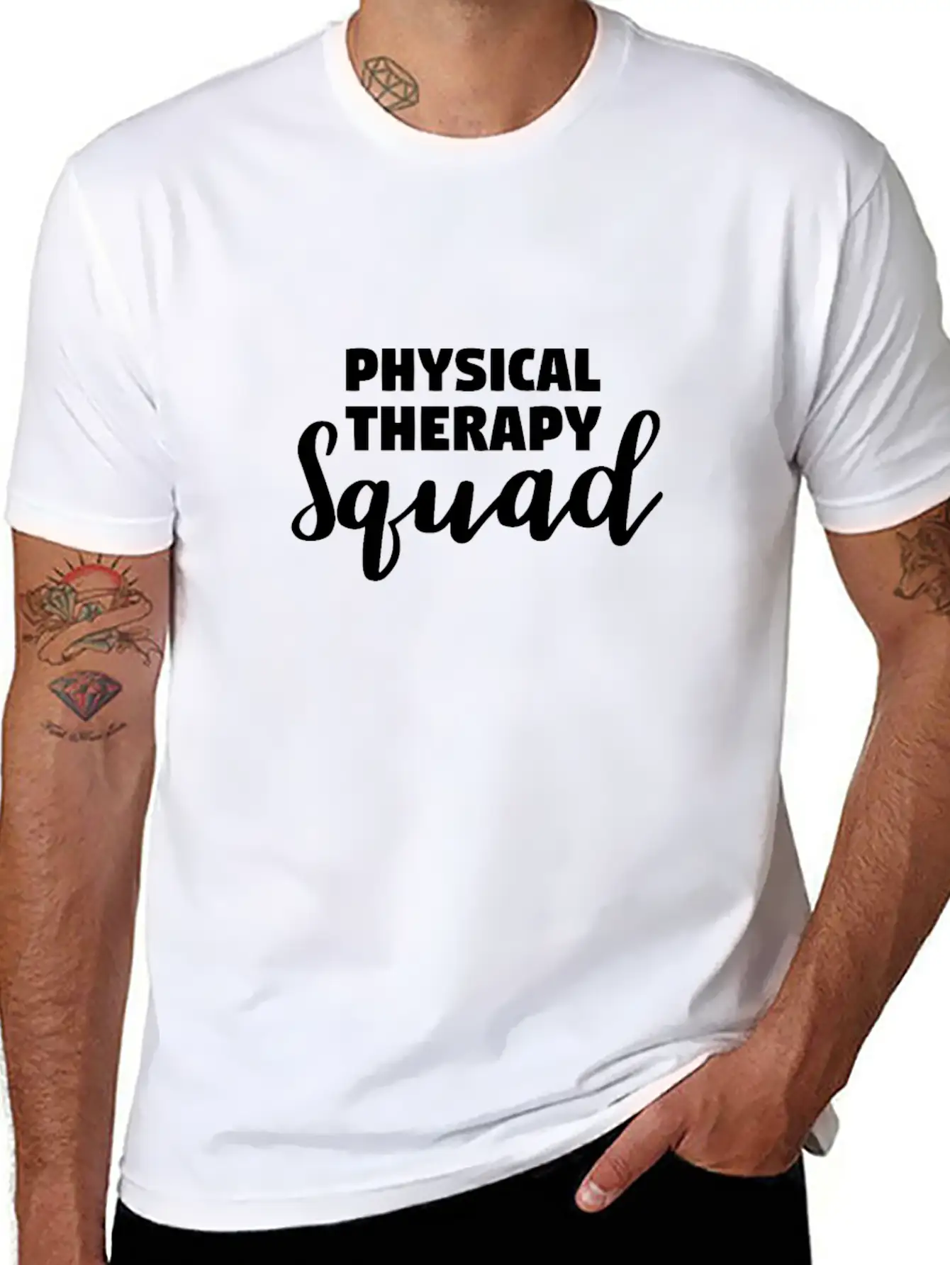 Physio Squad Massage Fascia Exercise Shirt Gift Modern Fit Casual T-Shirt – Clean And Versatile Design