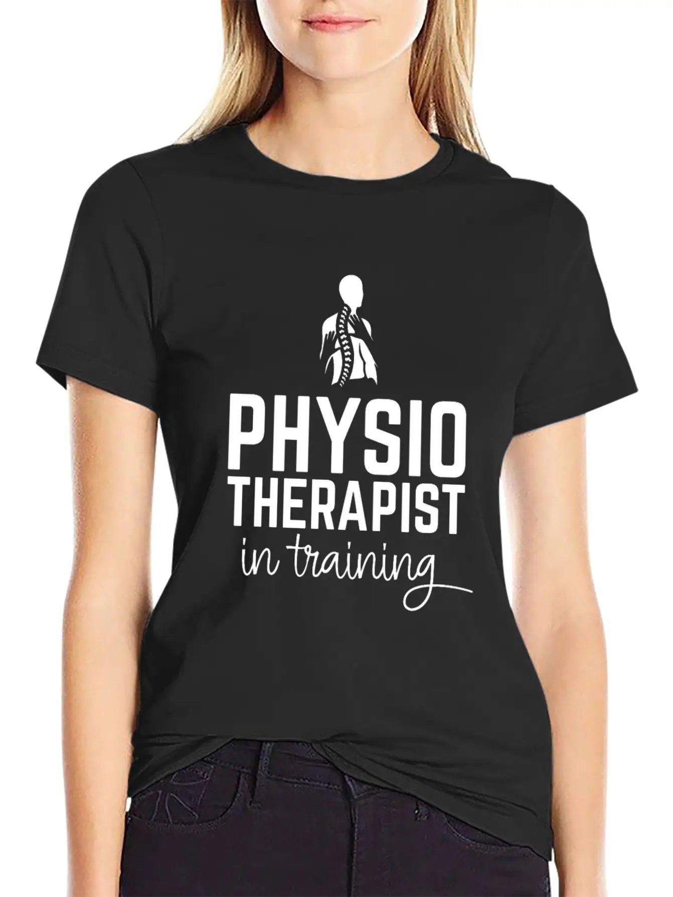 Physiotherapist In Training Lightweight Cotton T-Shirt – Daily Comfort Graphic Shirt