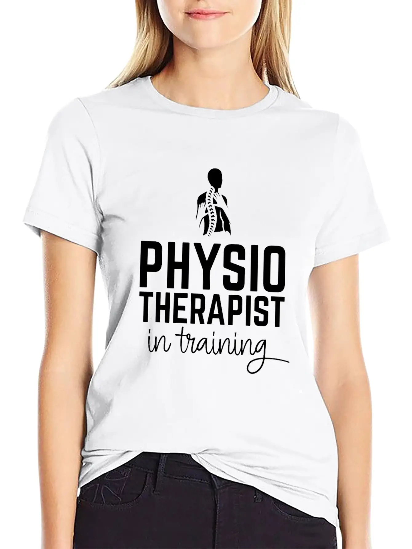 Physiotherapist In Training Lightweight Cotton T-Shirt – Daily Comfort Graphic Shirt
