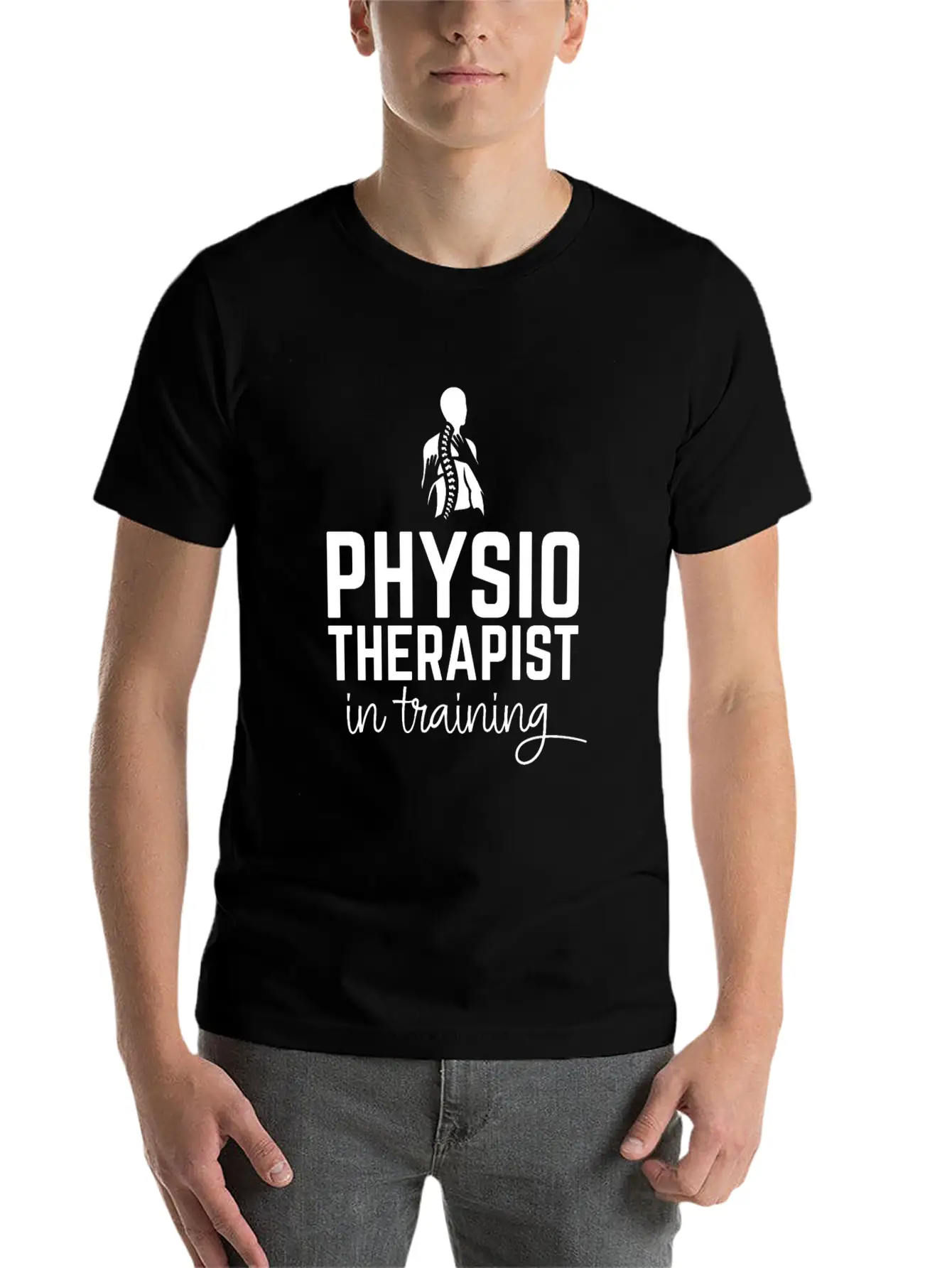 Physiotherapist In Training Lightweight Cotton T-Shirt – Daily Comfort Graphic Shirt