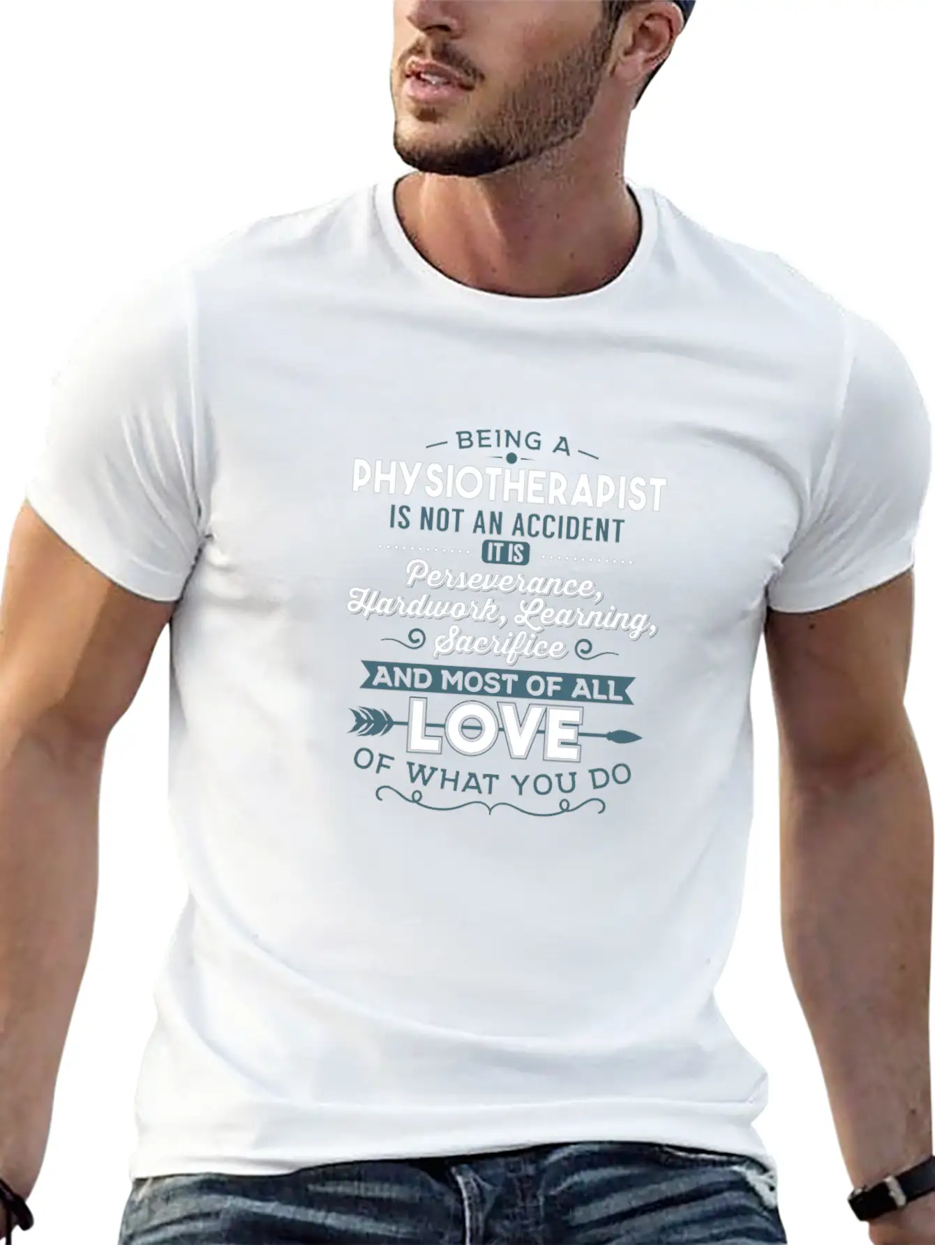 Physiotherapist Love What You Do Gift Basic Graphic T-Shirt – Daily Comfort In Soft Cotton