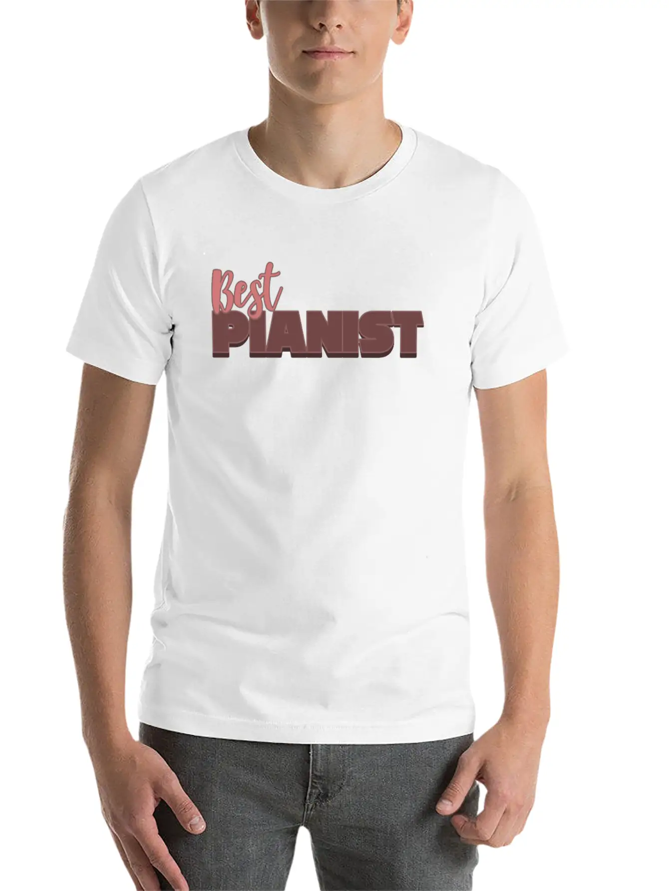Pianist Piano Player Musician Music Gift Classic Fit Graphic Tee For Daily Comfort – Unisex Cotton Shirt