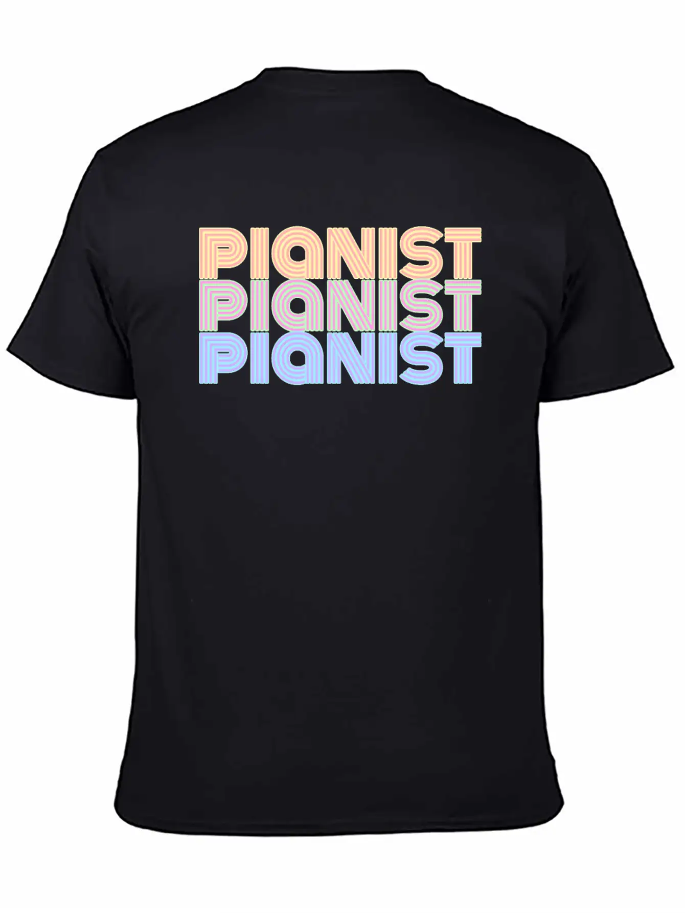 Pianist Piano Player Musician Music Gift Lightweight Cotton T-Shirt – Daily Comfort Graphic Shirt