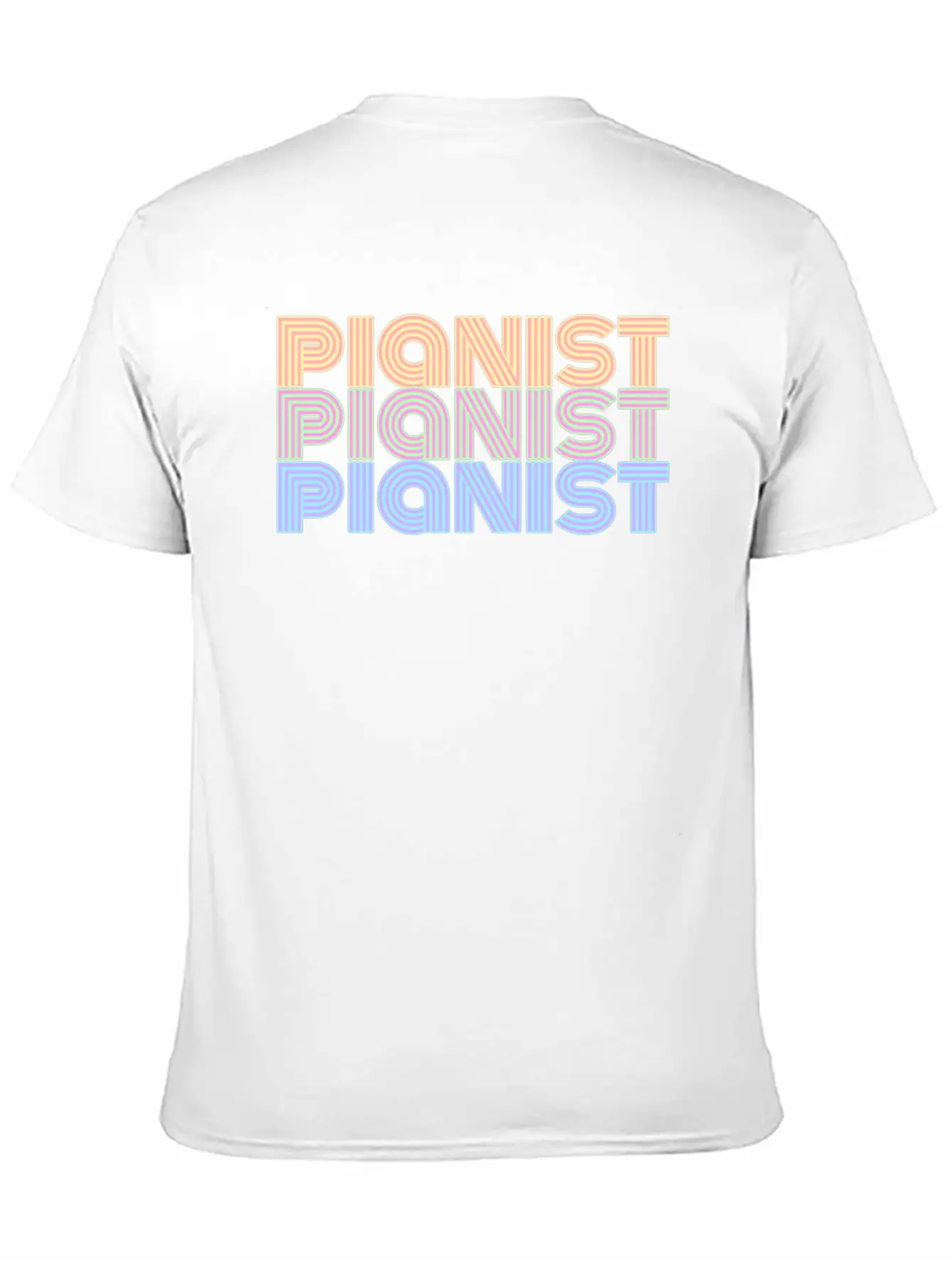 Pianist Piano Player Musician Music Gift Lightweight Cotton T-Shirt – Daily Comfort Graphic Shirt