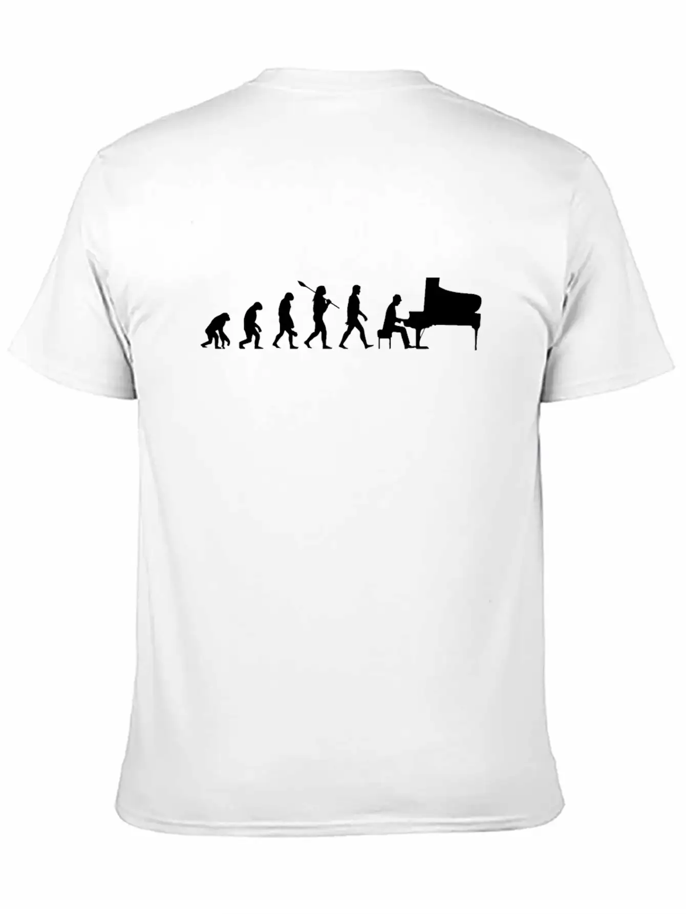 Piano Classic Fit Graphic Tee For Daily Comfort – Unisex Cotton Shirt
