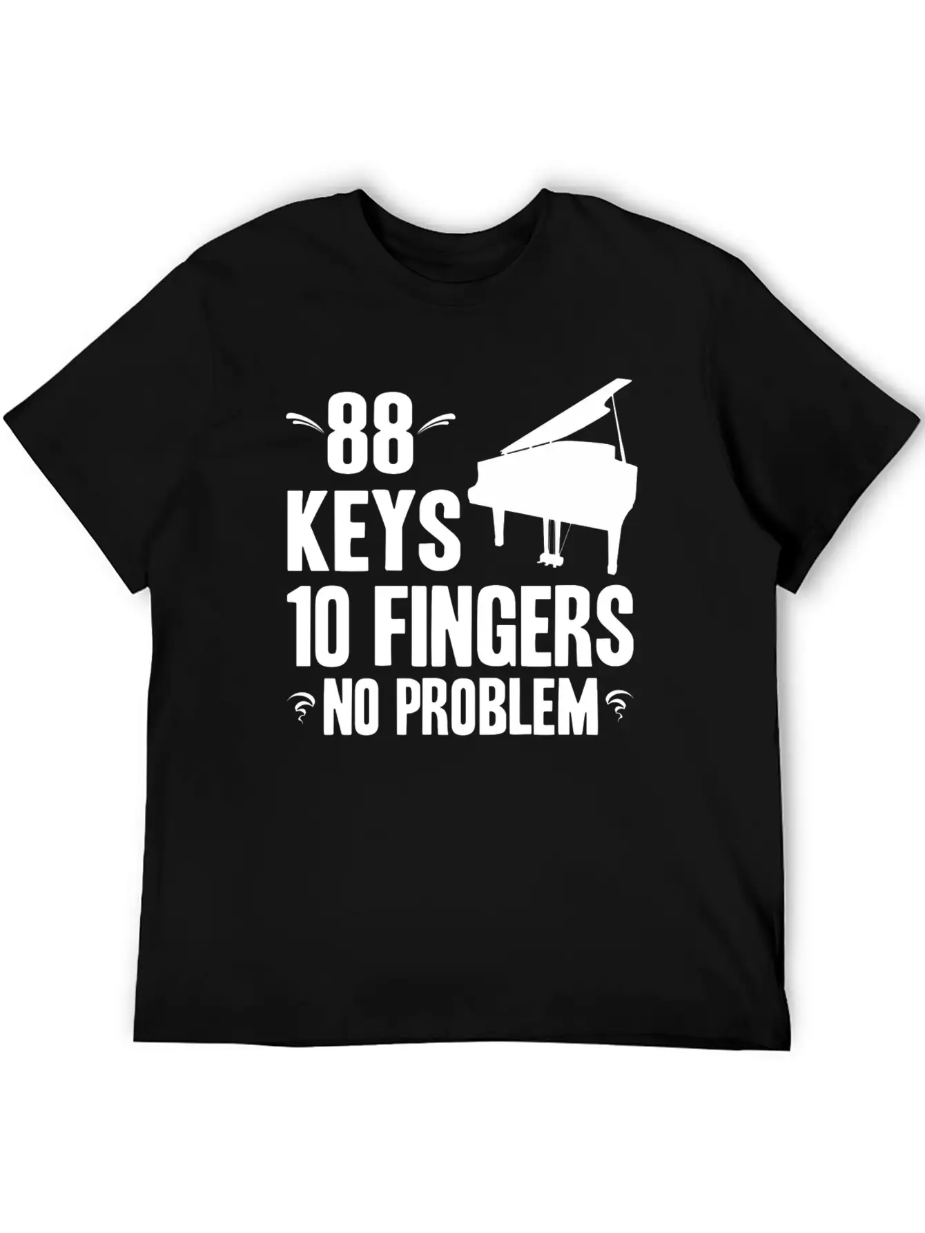 Piano Essential Cotton Tee For Daily Outfits – Unisex Style