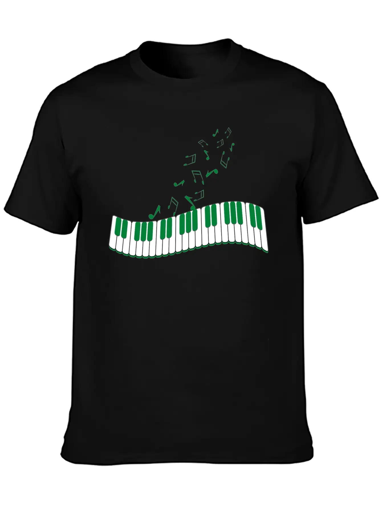 Piano Keys Music Unisex Casual T-Shirt – Clean Design For Daily Comfort
