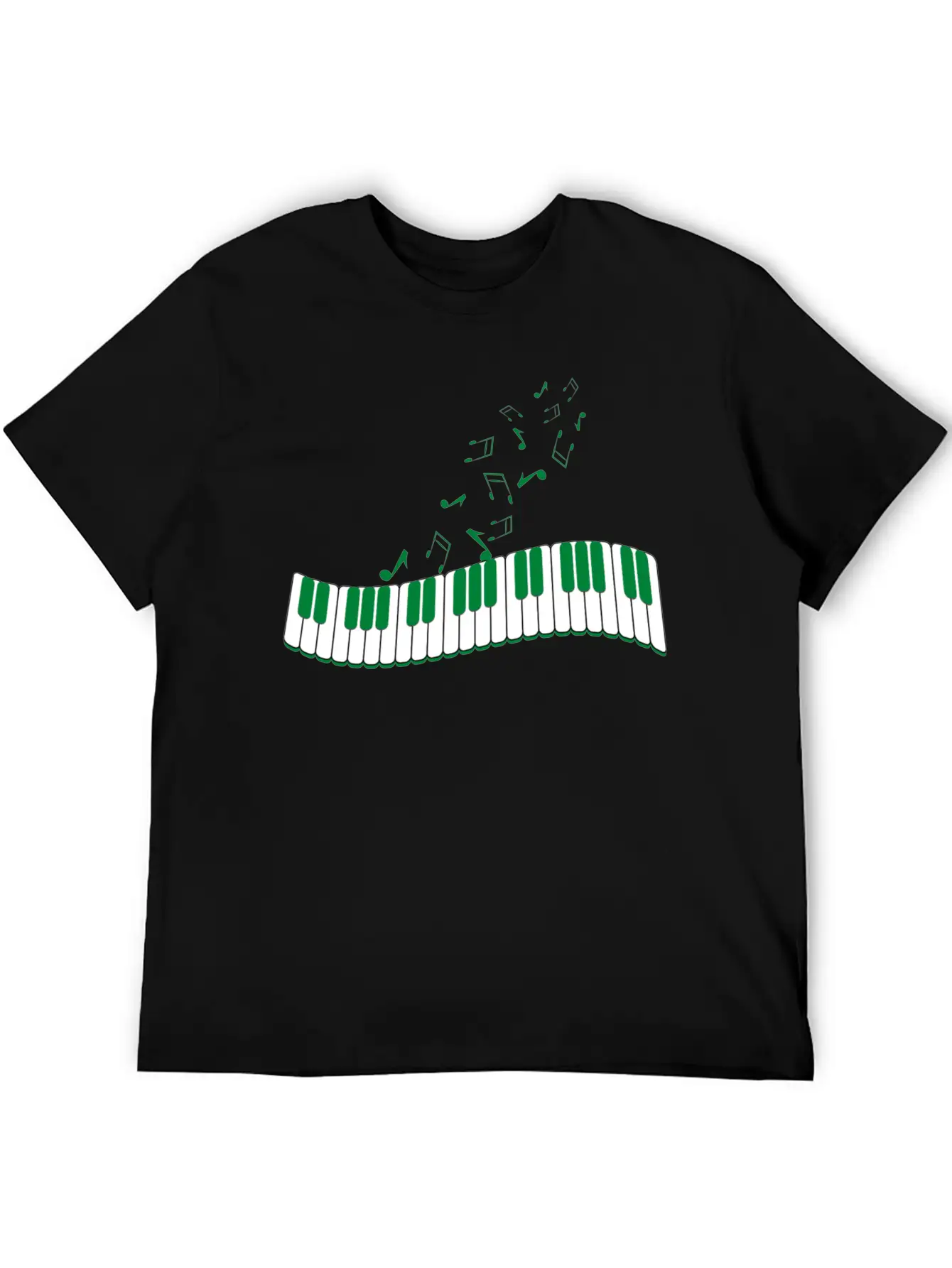 Piano Keys Music Unisex Casual T-Shirt – Clean Design For Daily Comfort