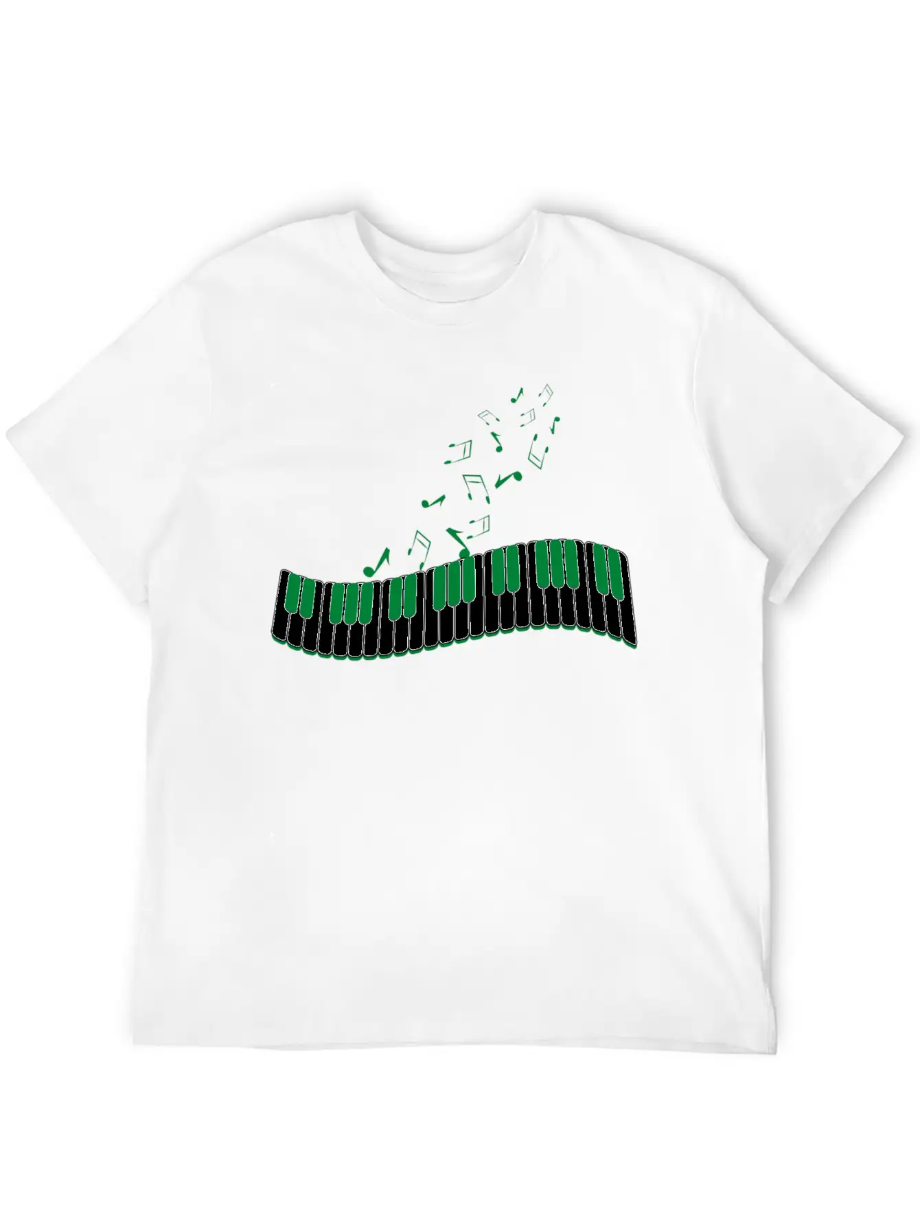 Piano Keys Music Unisex Casual T-Shirt – Clean Design For Daily Comfort