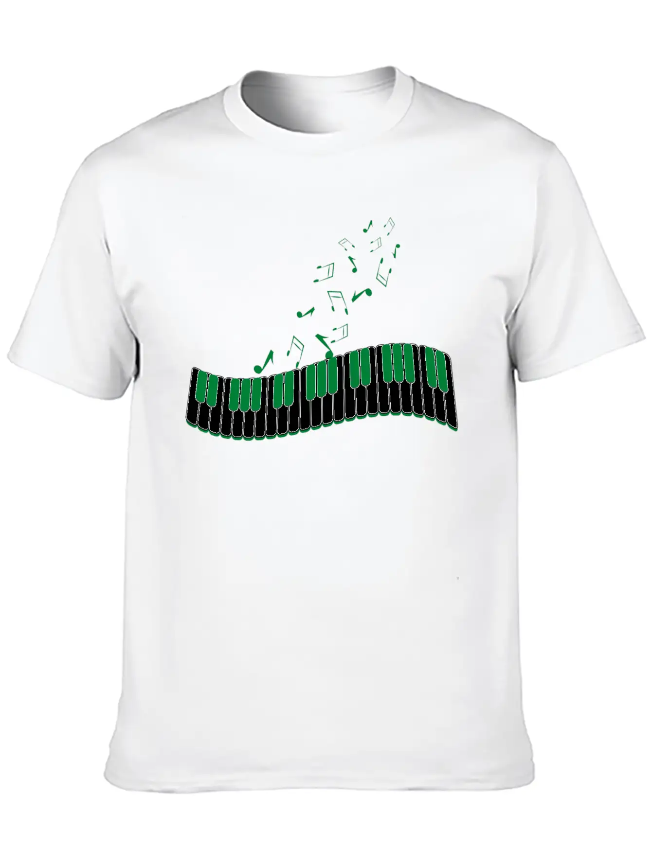 Piano Keys Music Unisex Casual T-Shirt – Clean Design For Daily Comfort