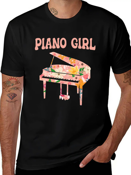 Piano Musician Pianist Keyboard Unisex Casual T-Shirt – Clean Design For Daily Comfort