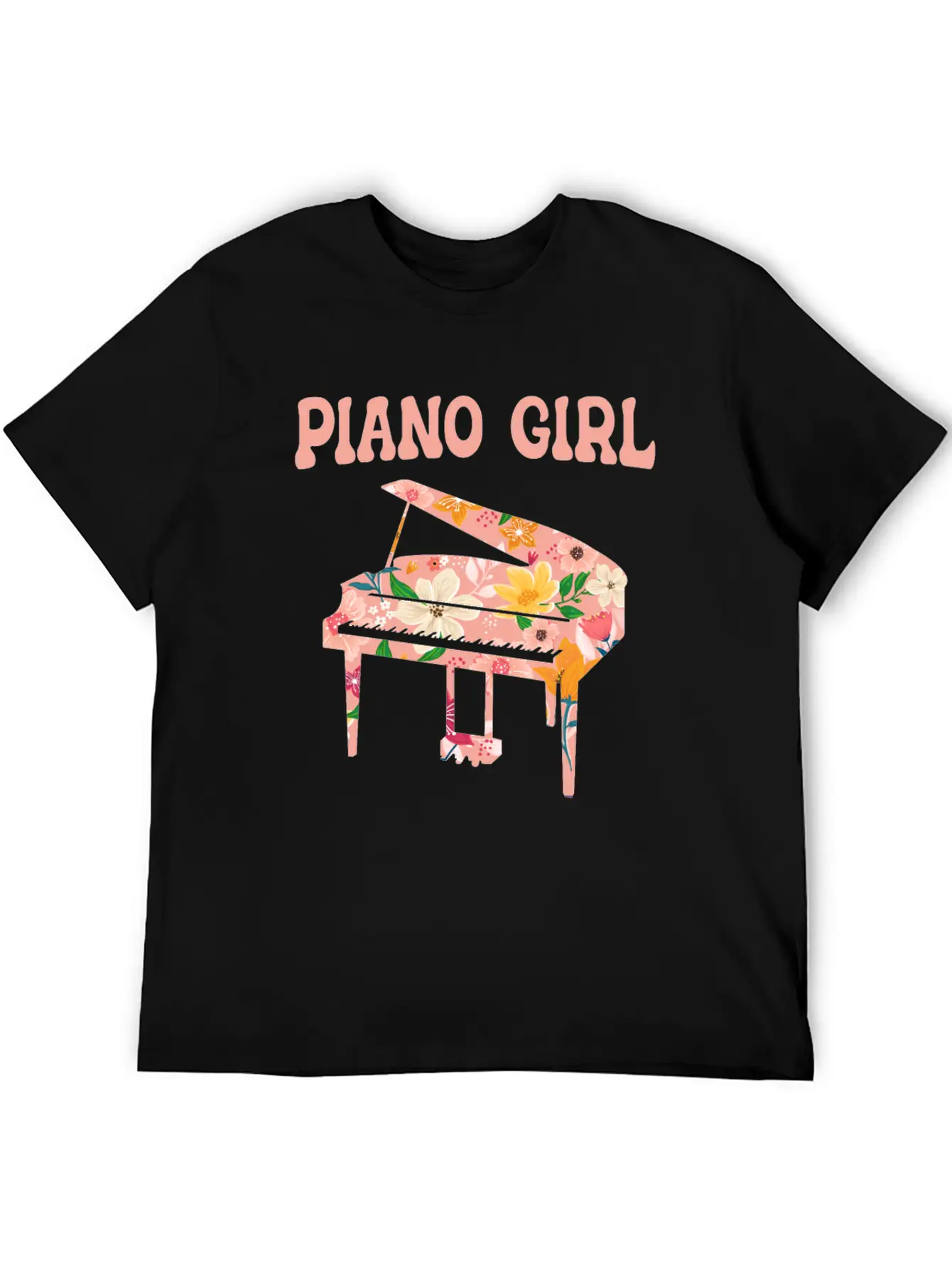 Piano Musician Pianist Keyboard Unisex Casual T-Shirt – Clean Design For Daily Comfort