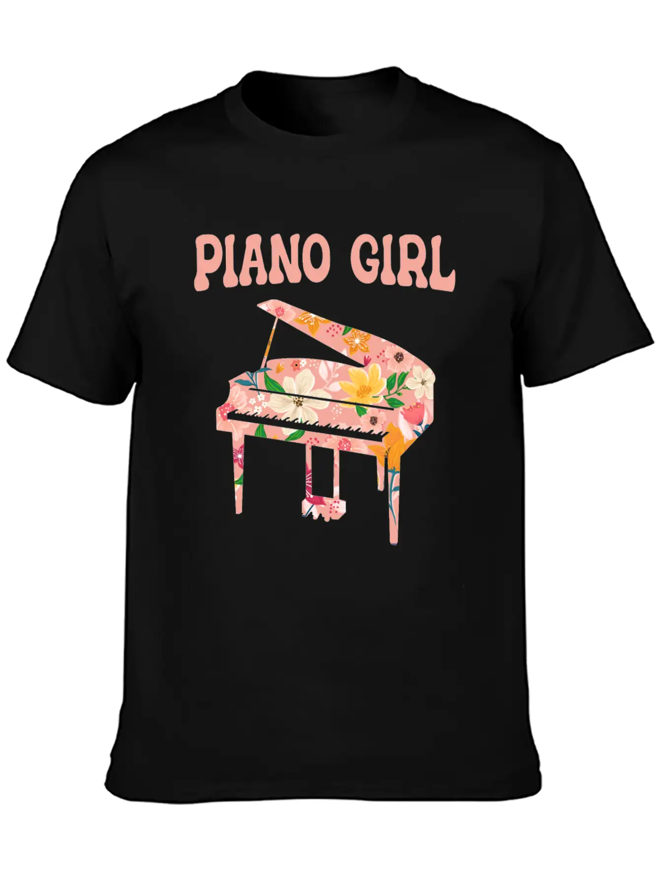Piano Musician Pianist Keyboard Unisex Casual T-Shirt – Clean Design For Daily Comfort