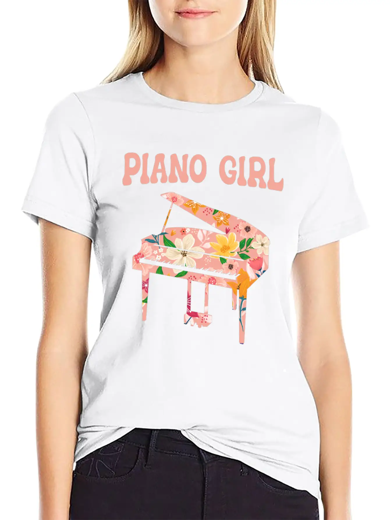 Piano Musician Pianist Keyboard Unisex Casual T-Shirt – Clean Design For Daily Comfort
