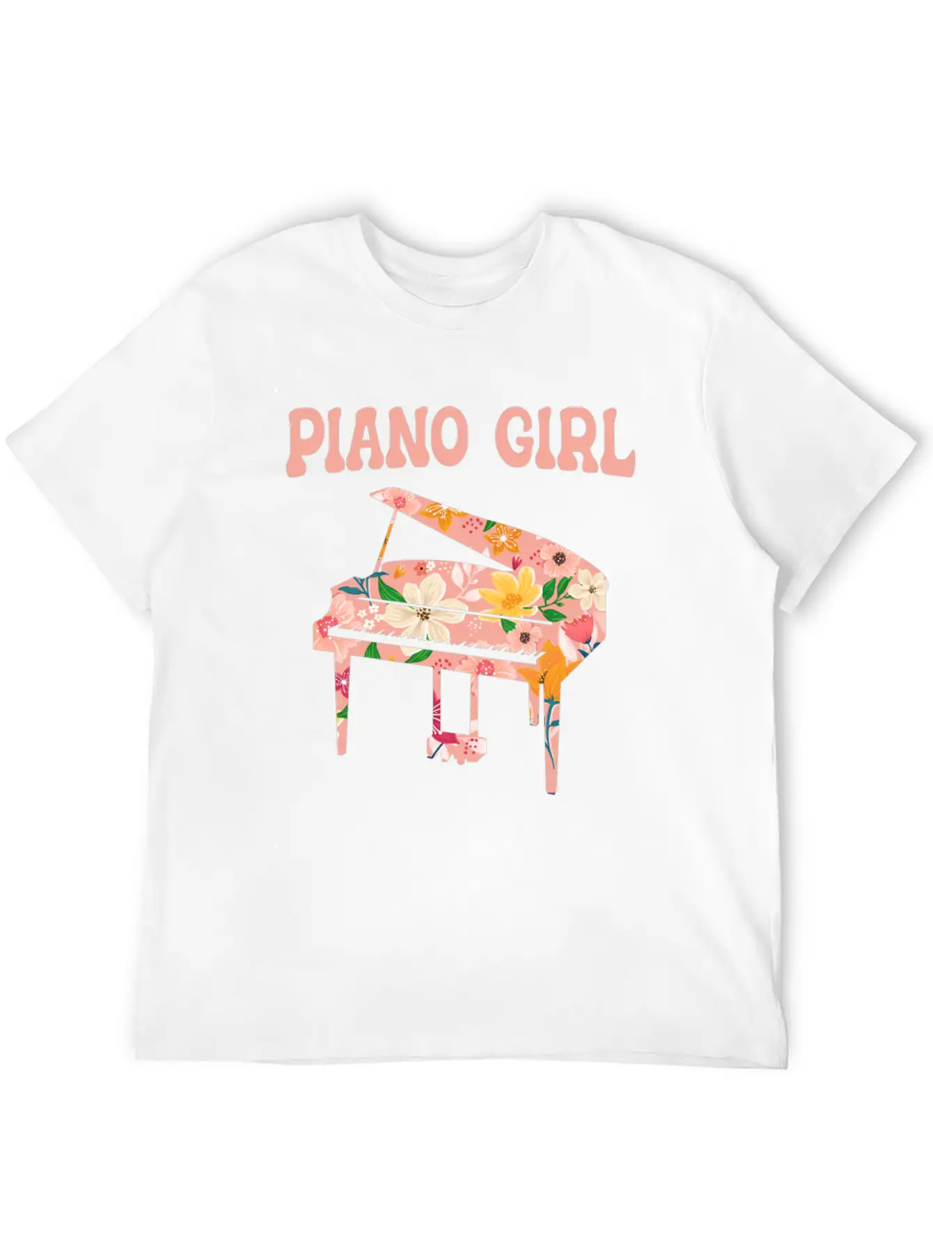 Piano Musician Pianist Keyboard Unisex Casual T-Shirt – Clean Design For Daily Comfort