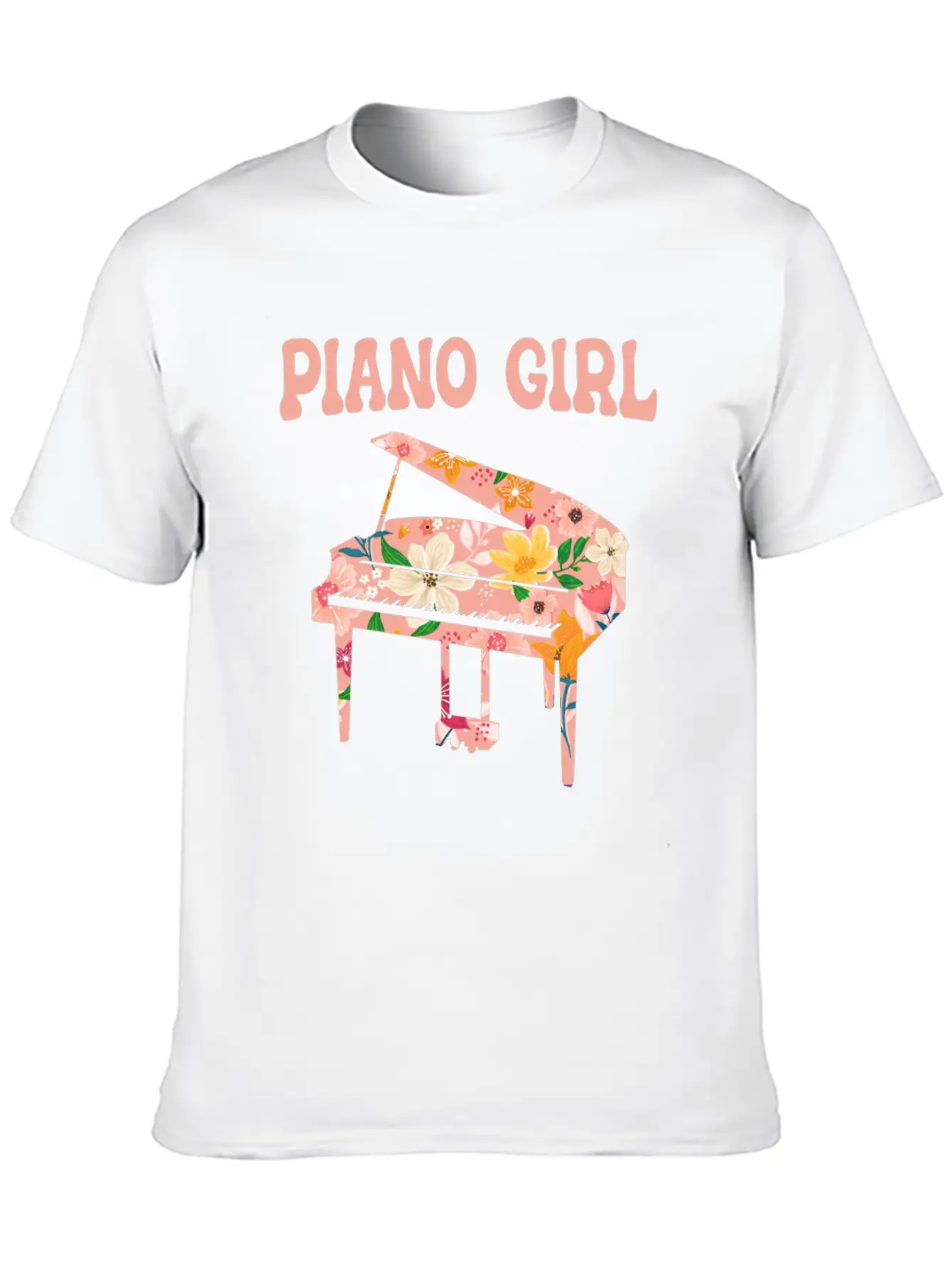 Piano Musician Pianist Keyboard Unisex Casual T-Shirt – Clean Design For Daily Comfort